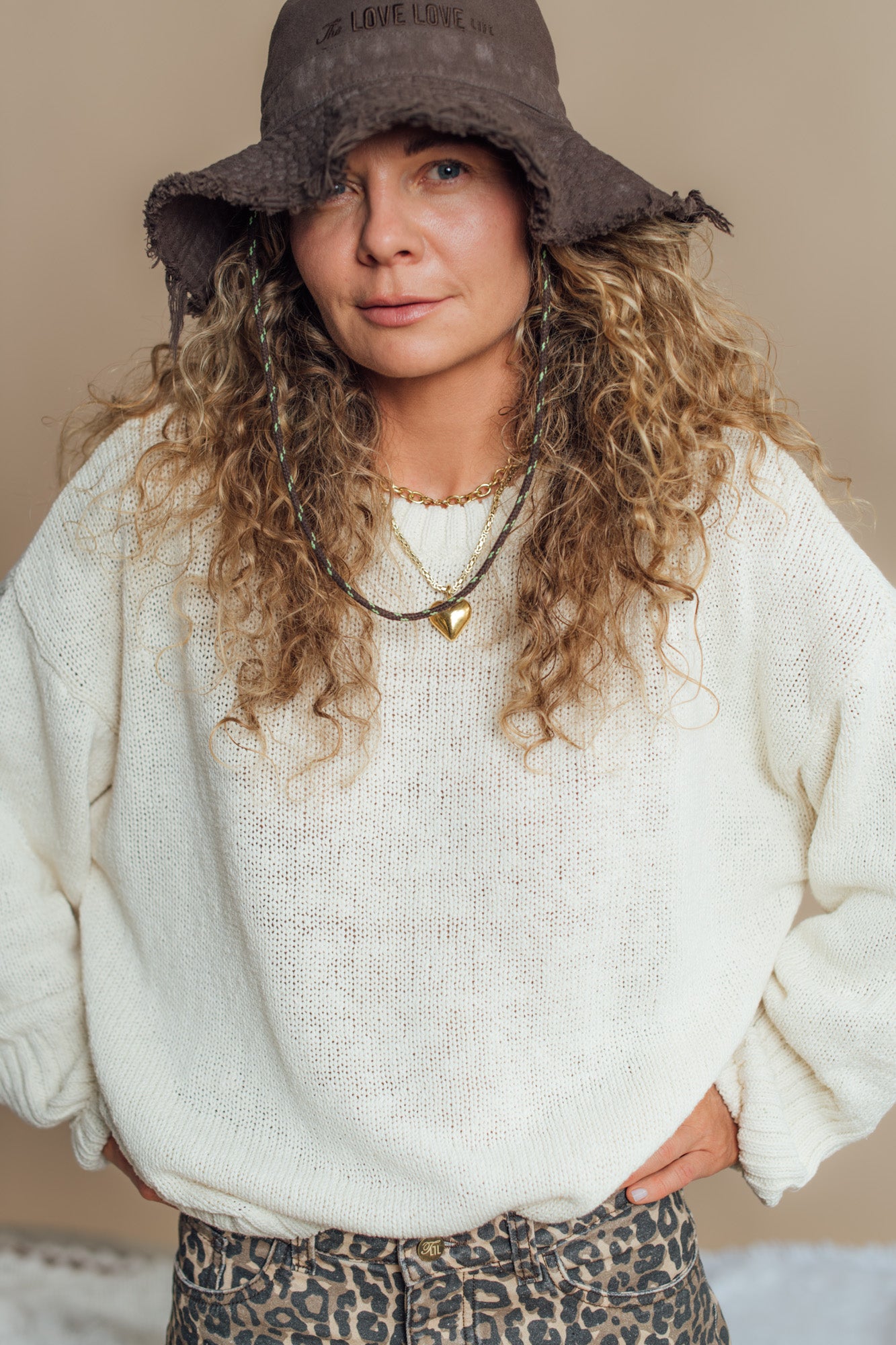 Wave Brown Chocolate Hat - 5