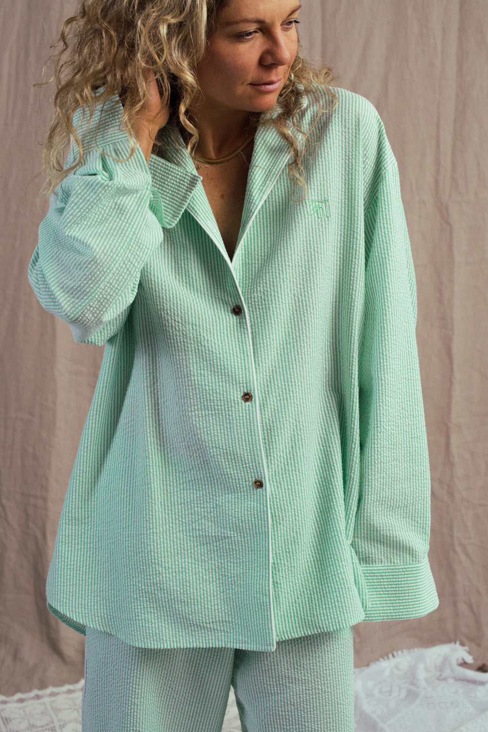 Koszula Hailey Dream Green Stripes - 6