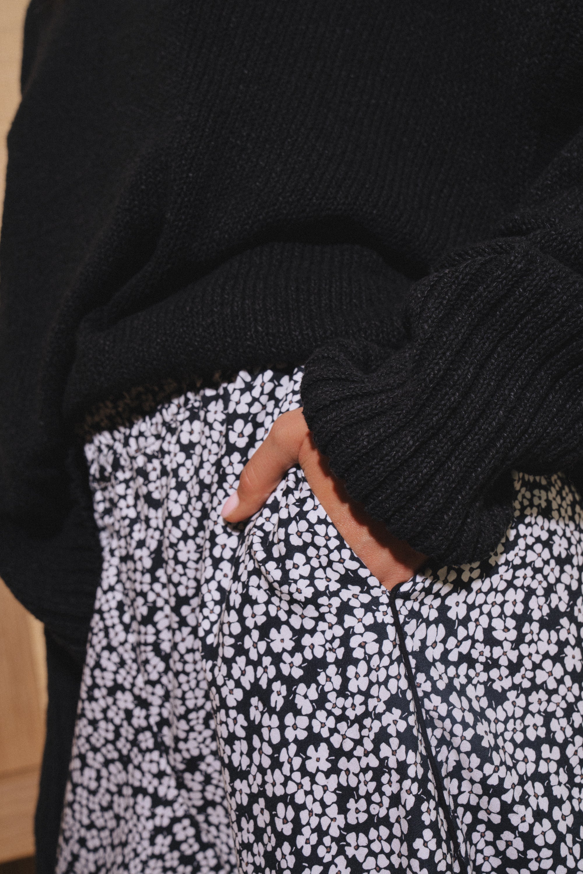 Spodnie Uppsala Dream Petit Flowers Black - 14
