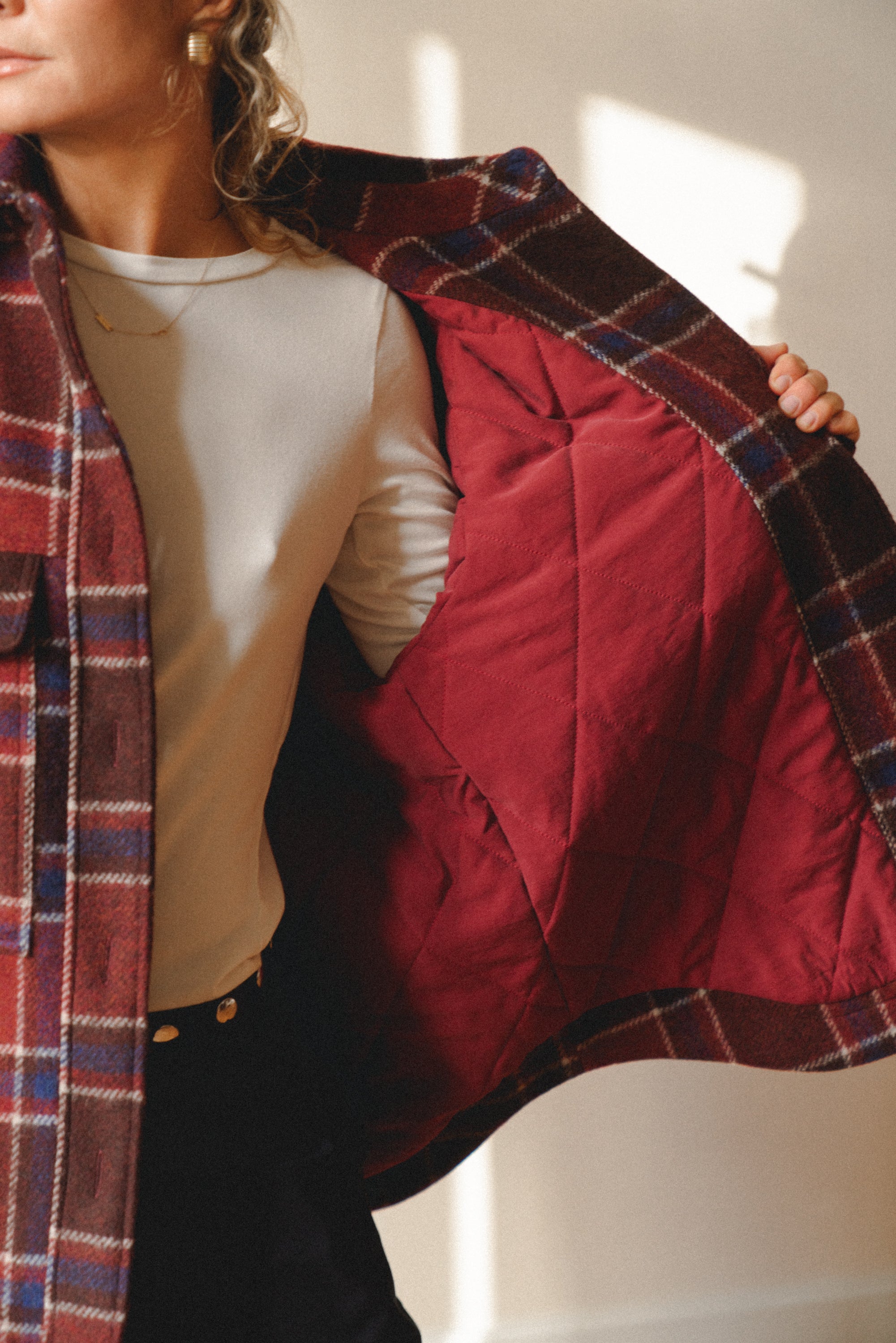Haga Red Plaid Jacket - 14