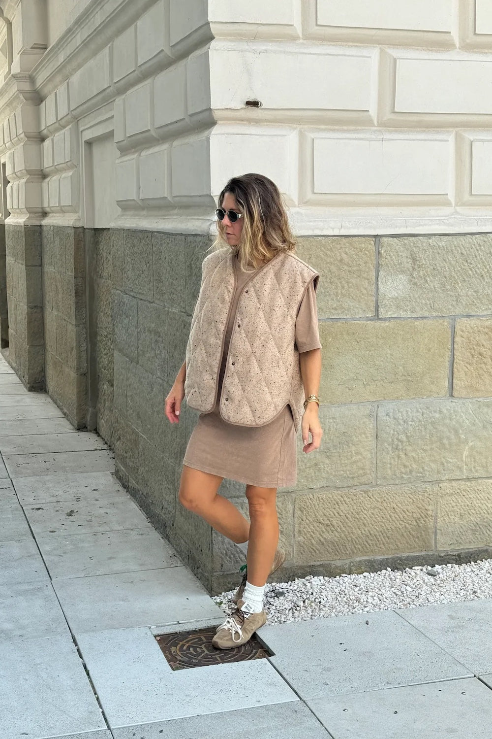 Kamizelka Tahoe Beige/Brown Plaid - 1
