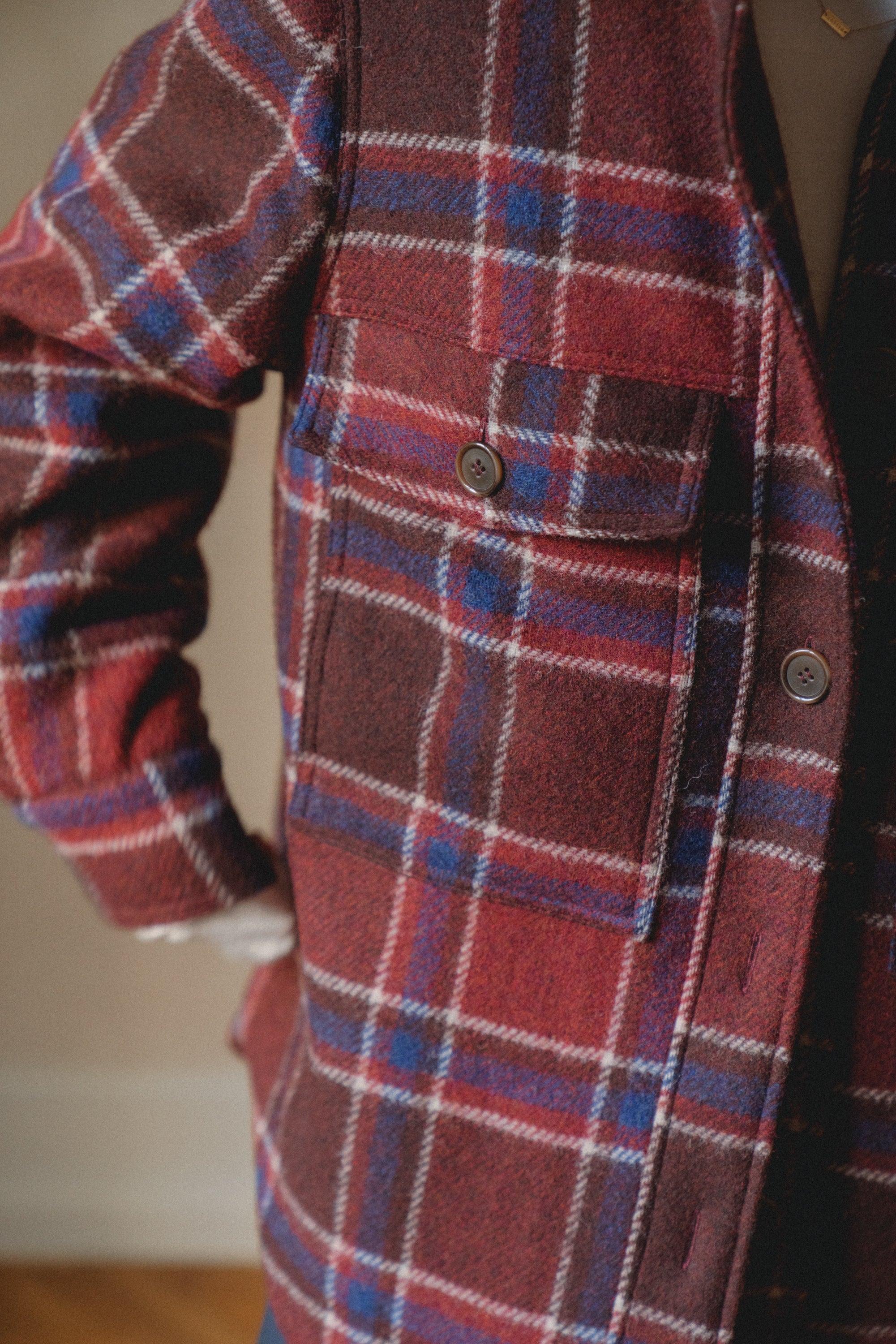 Haga Red Plaid Jacket - 10