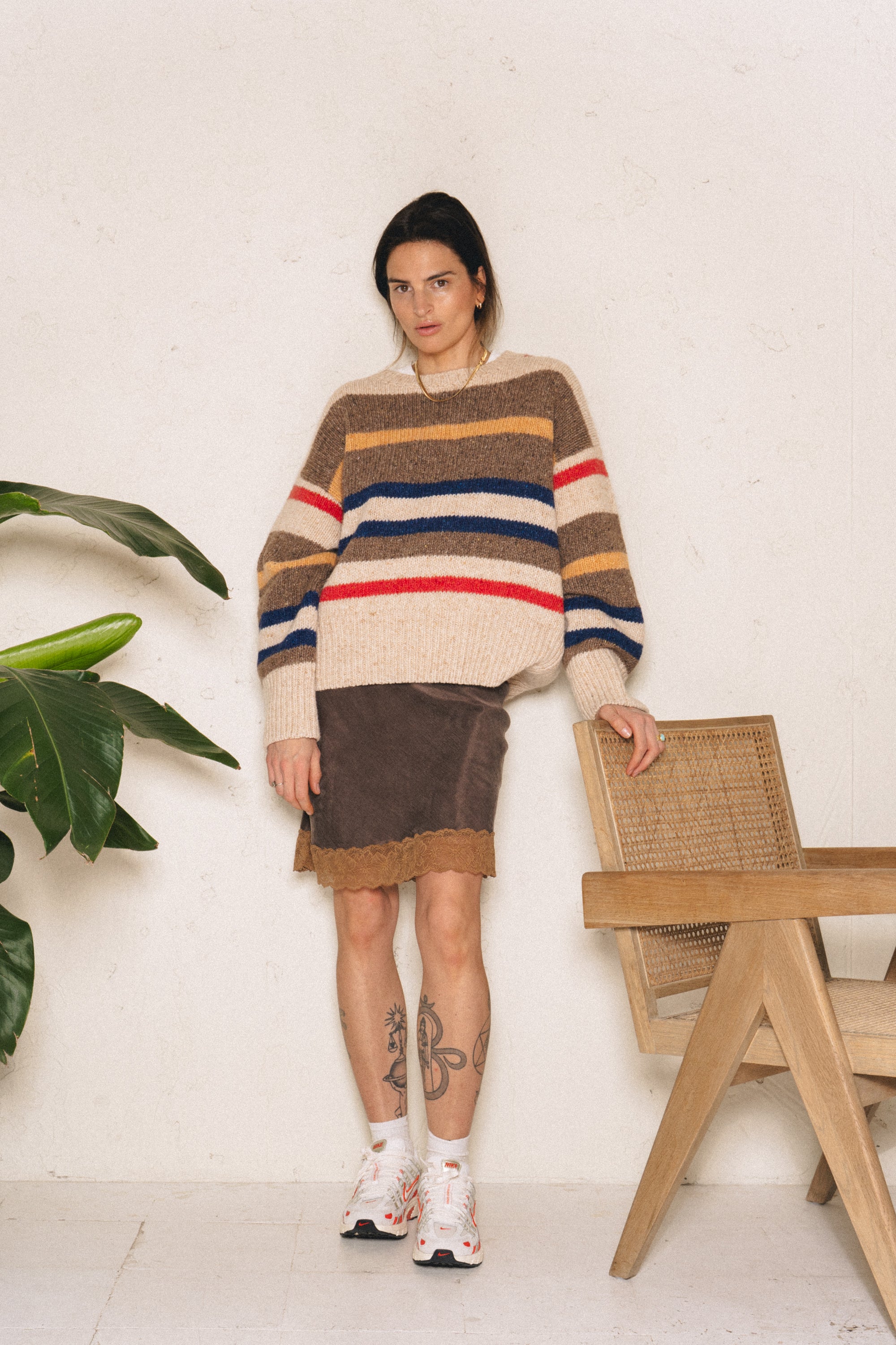 Cloud Pillow Stripes Sweater