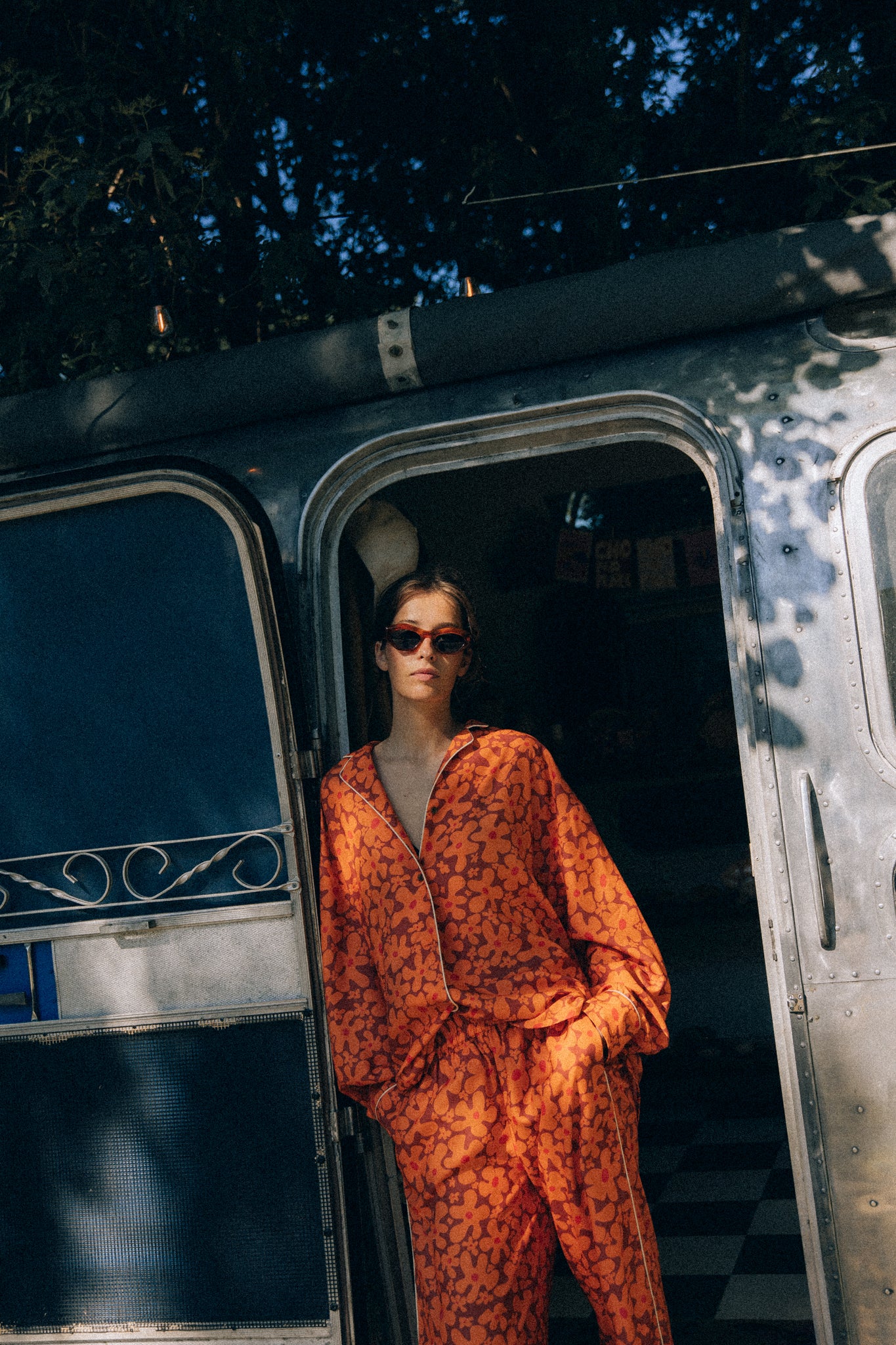 Koszula Hailey Dream Orange Meadow x Qlauditta - 1