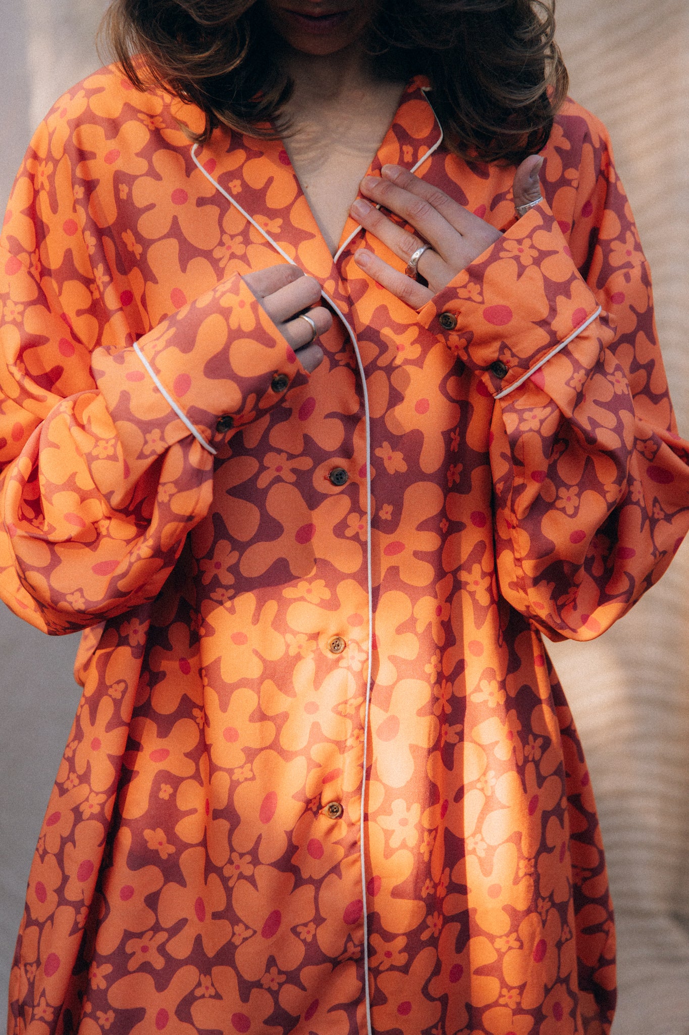 Koszula Hailey Dream Orange Meadow x Qlauditta - 5