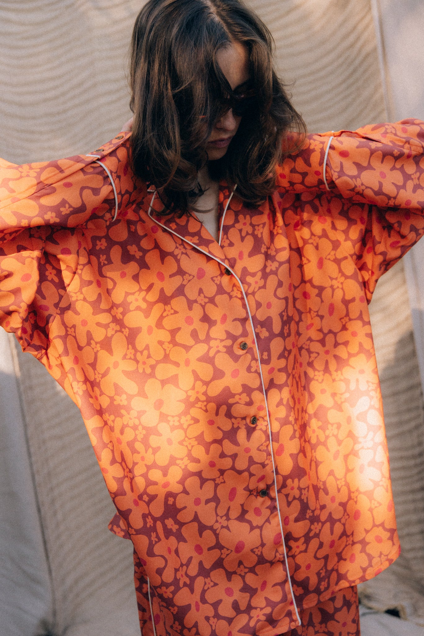 Koszula Hailey Dream Orange Meadow x Qlauditta - 2