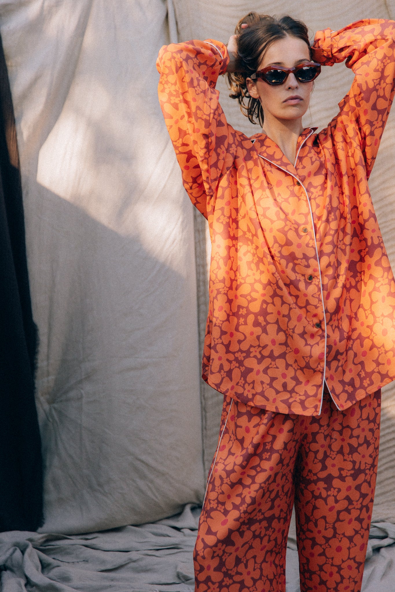 Koszula Hailey Dream Orange Meadow x Qlauditta - 7