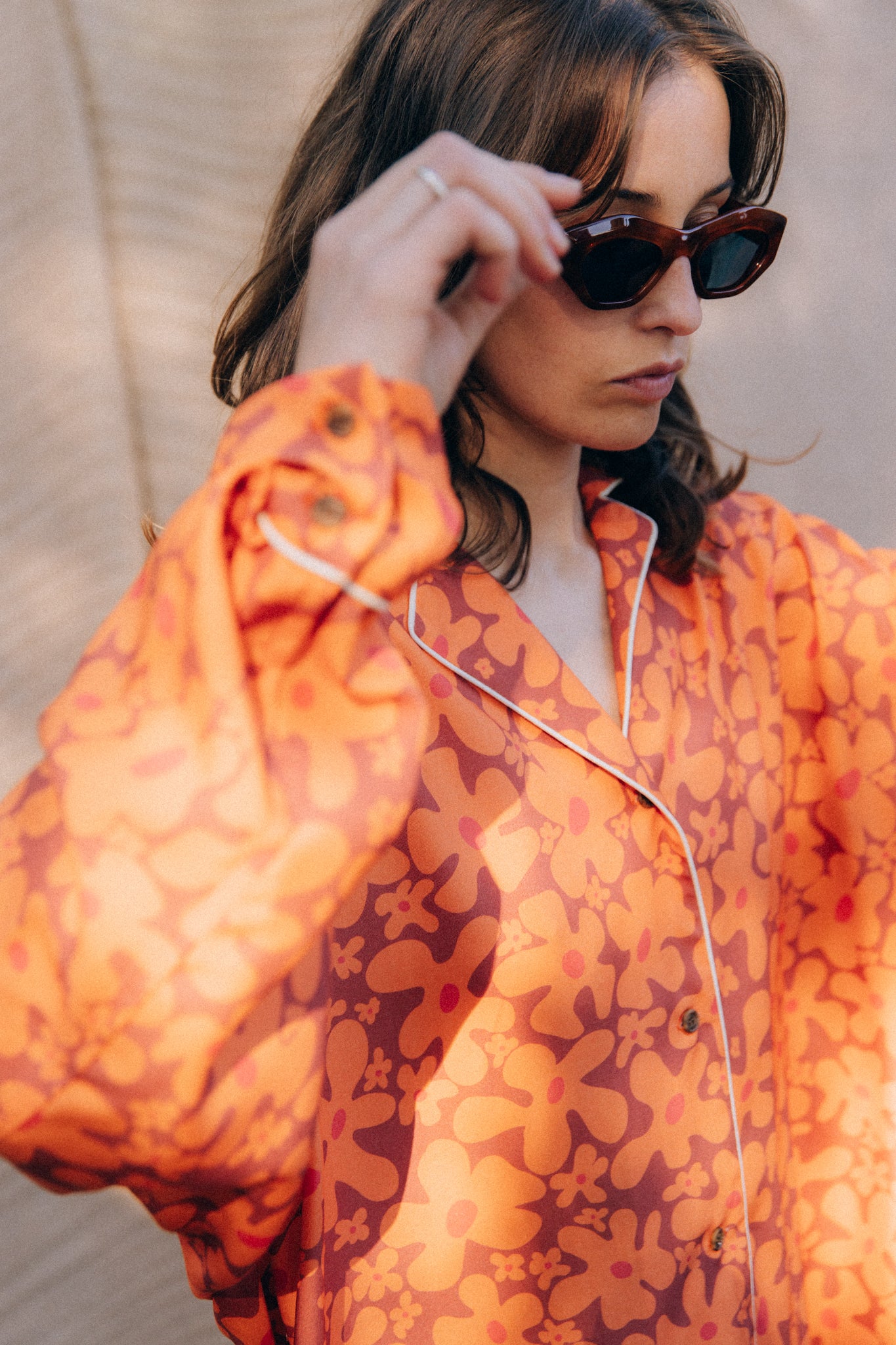 Koszula Hailey Dream Orange Meadow x Qlauditta - 9