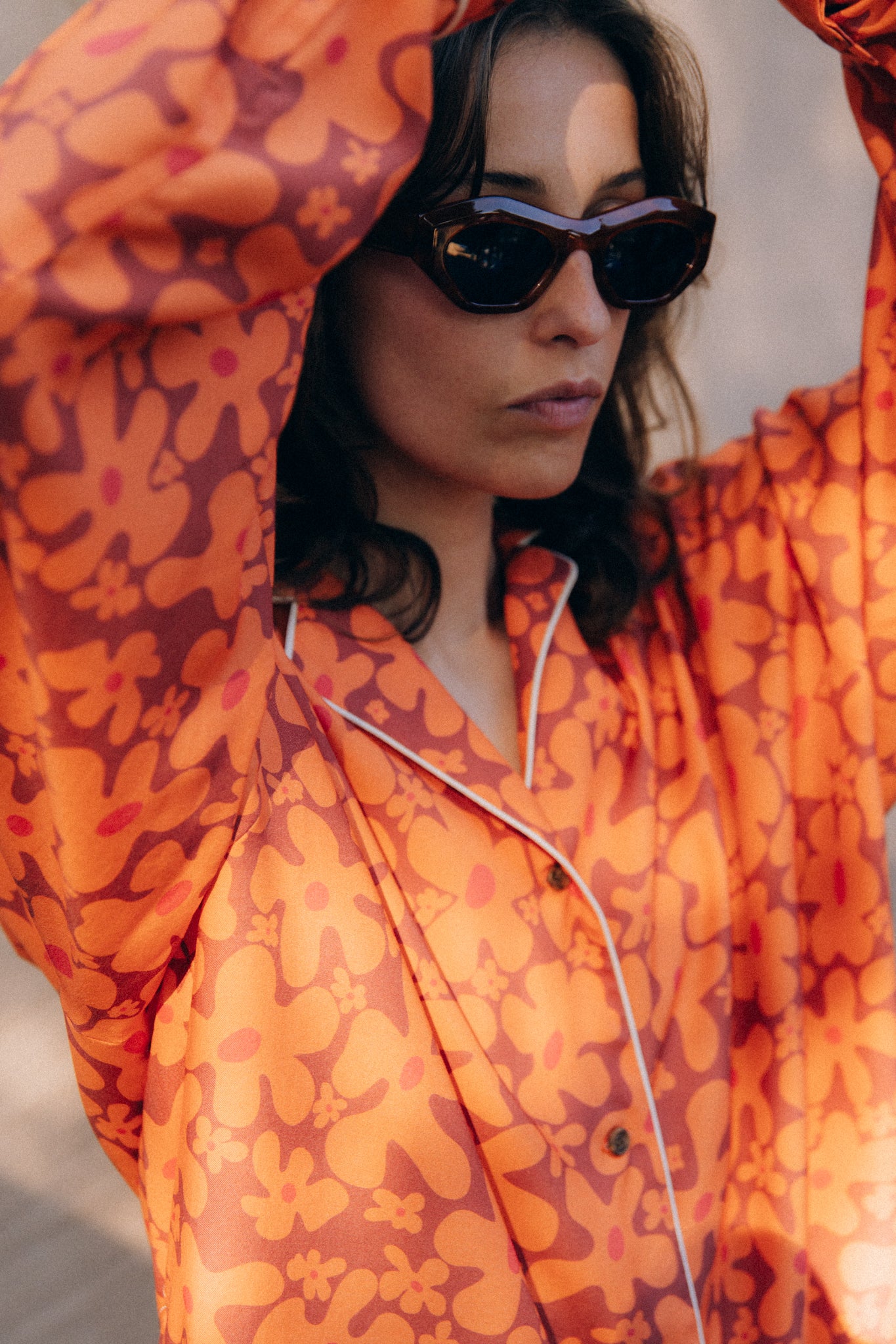 Koszula Hailey Dream Orange Meadow x Qlauditta - 10