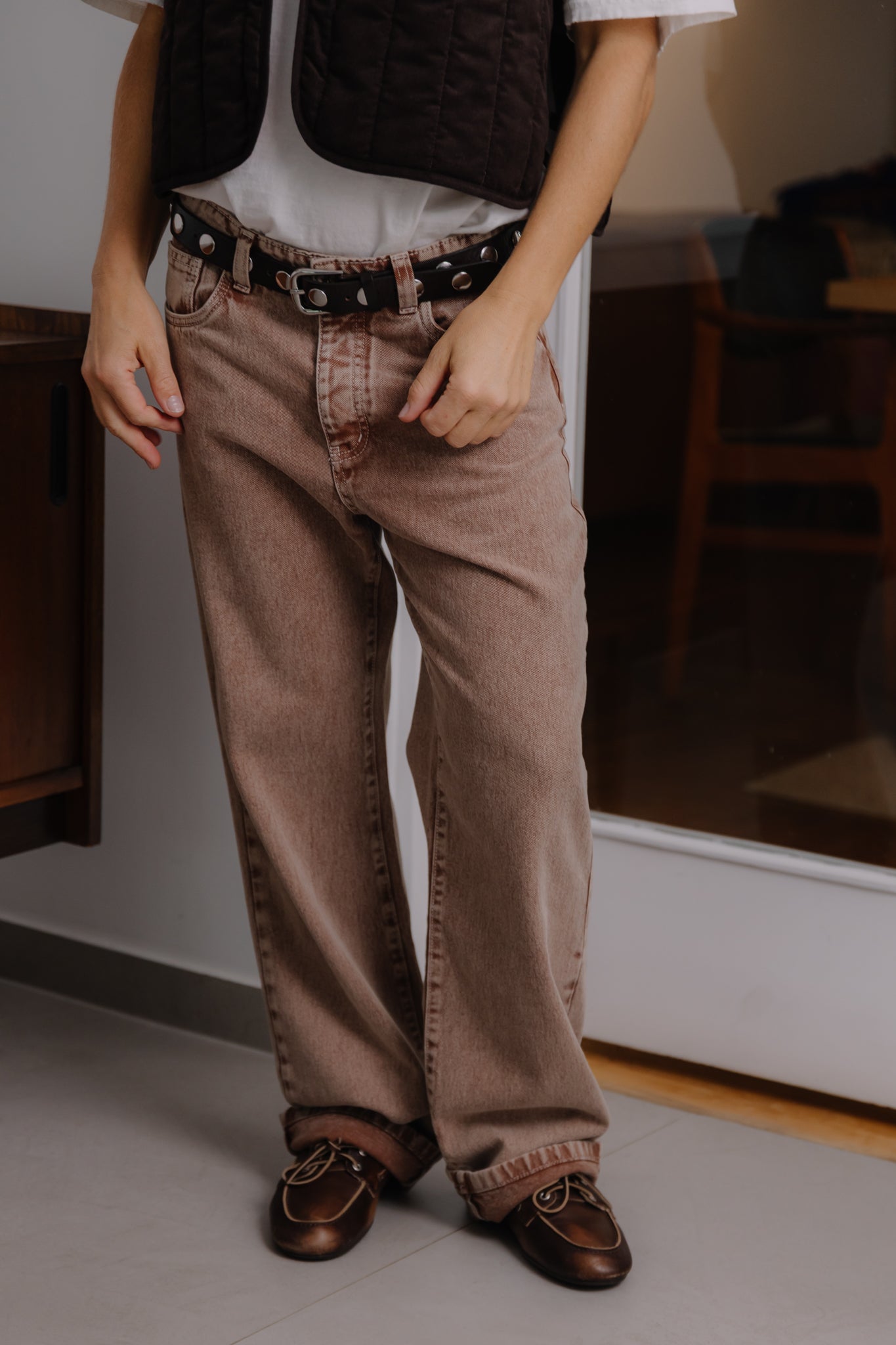 Spodnie Sofia Brown Wash - 13