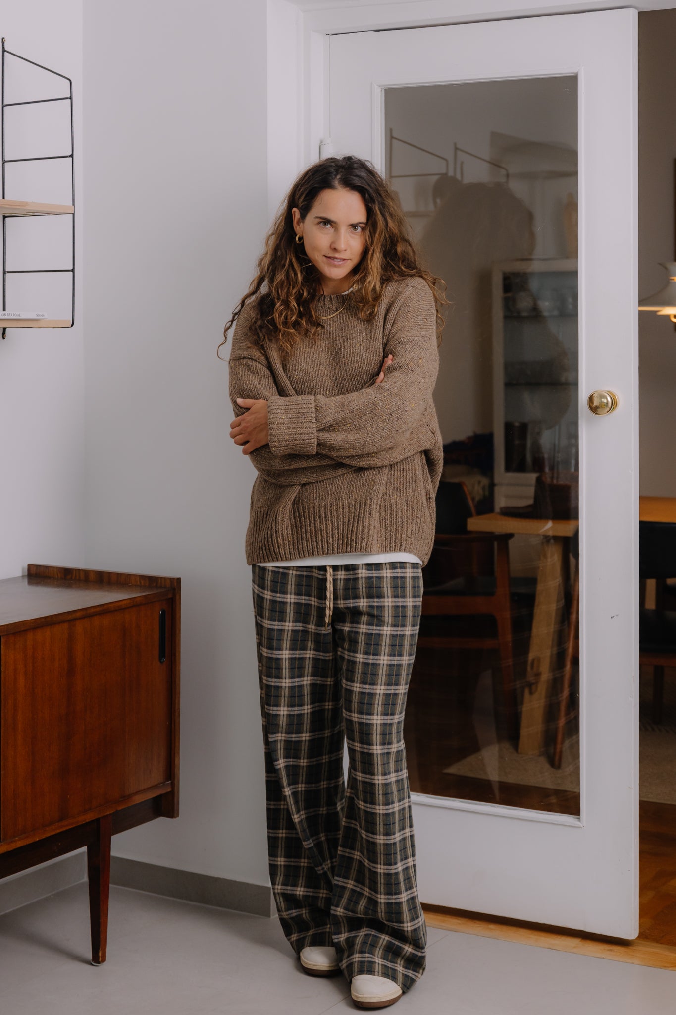 Spodnie Fall Khaki Plaid - 16