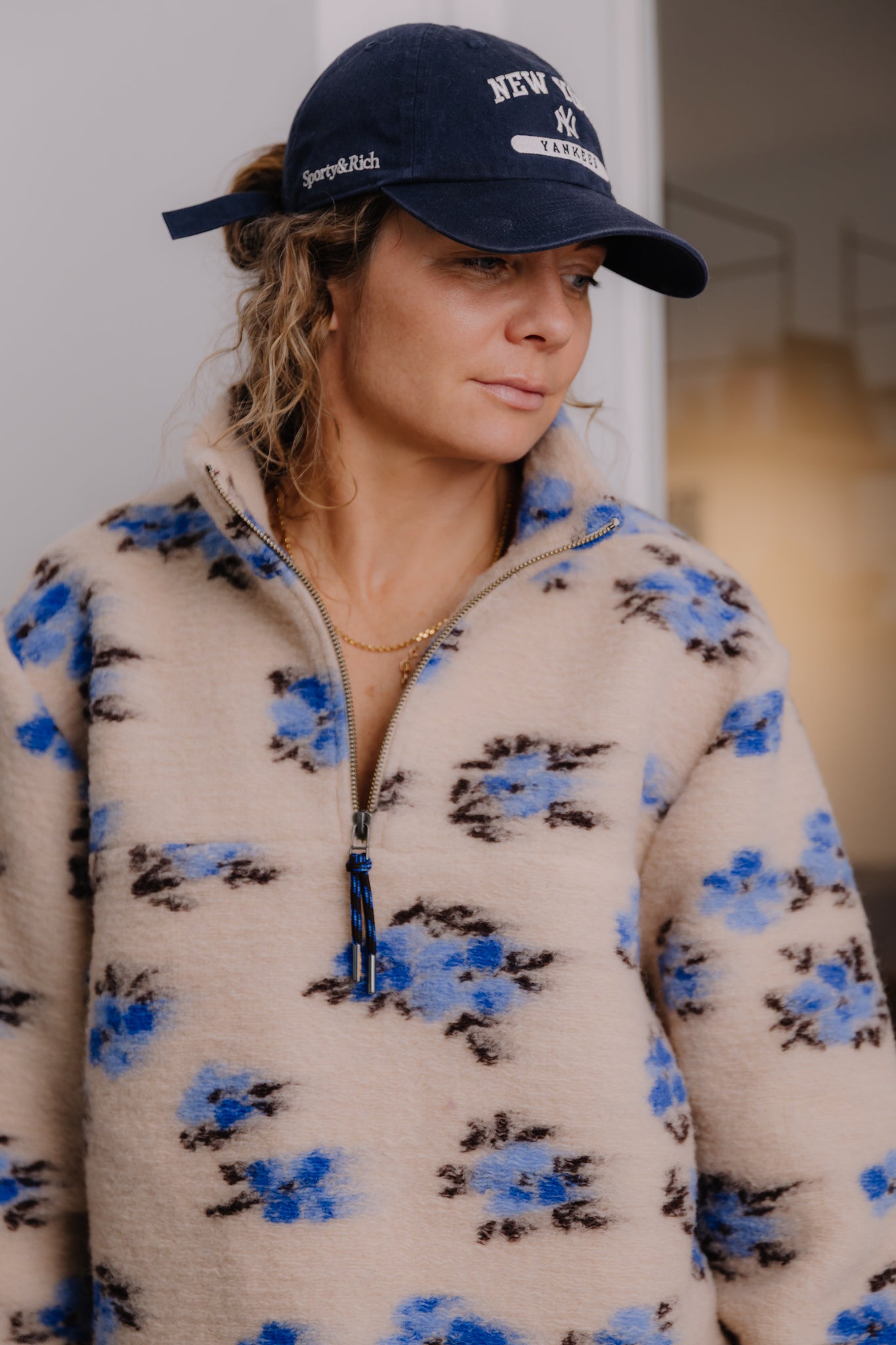 Bluza Nous Blue Flower - 18