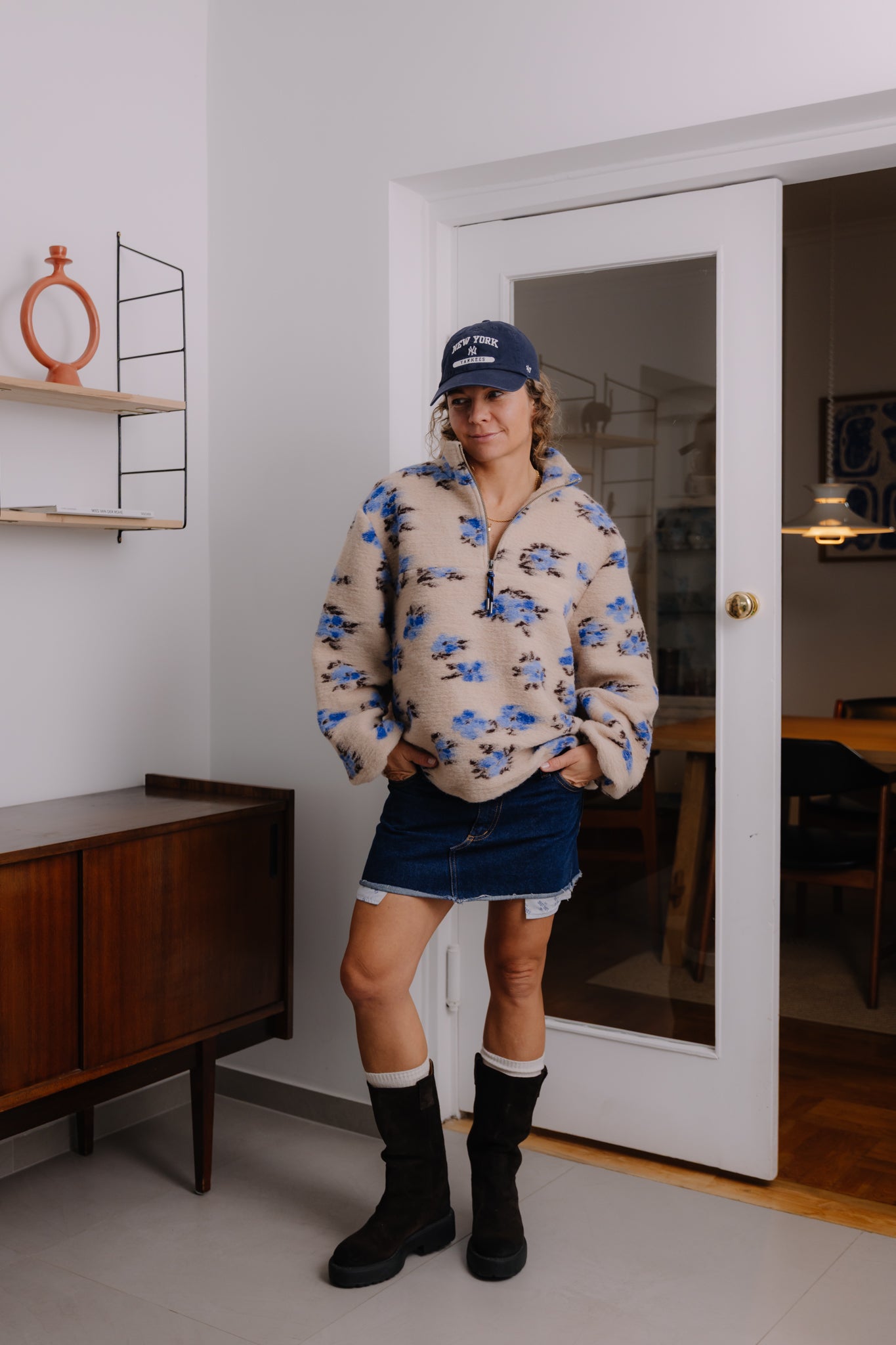 Синя джинсова спідниця Shibuya - 10