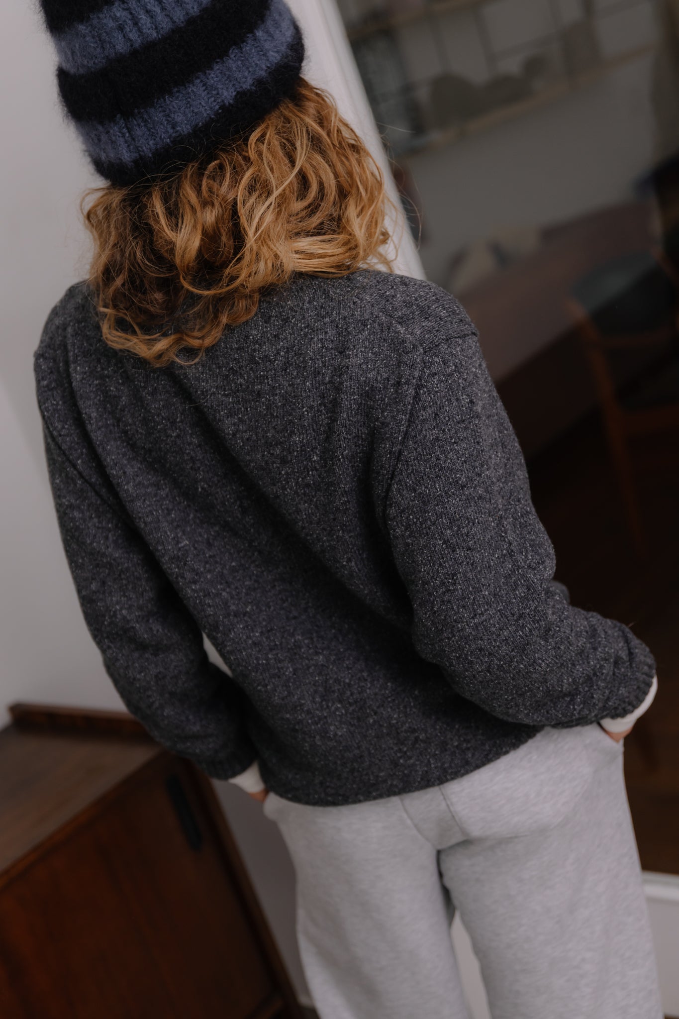 University Gray Sweater - 7