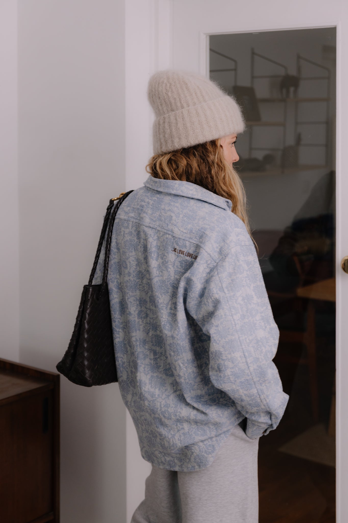 Misha Blue Jacquard Shirt - 8