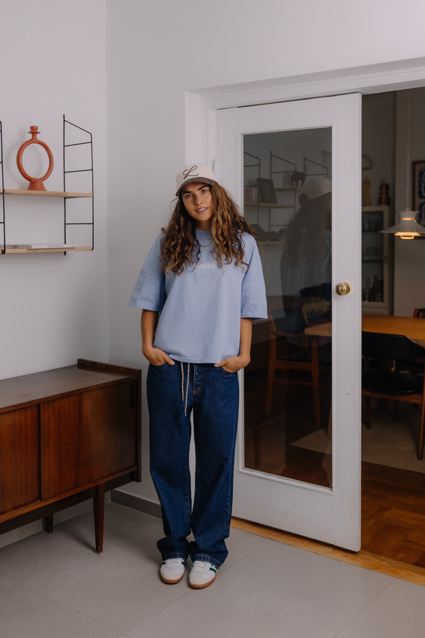 T-shirt West Dusty Blue BABES - 8