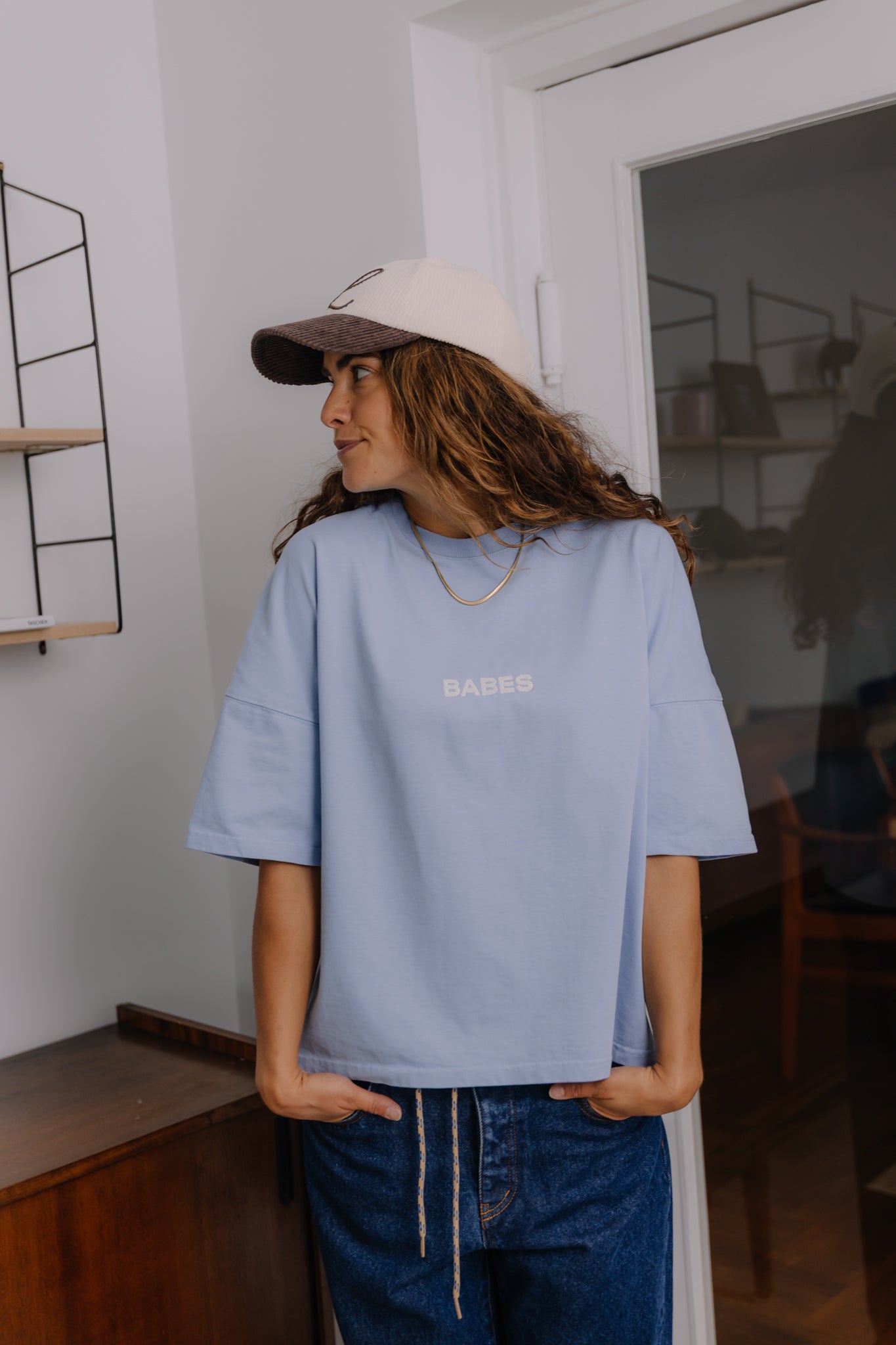 T-shirt West Dusty Blue BABES - 5