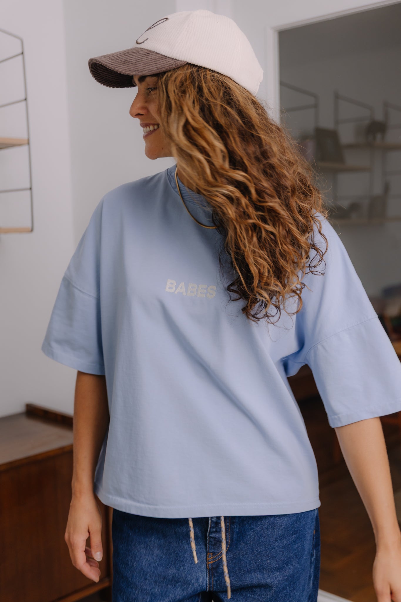 T-shirt West Dusty Blue BABES - 1