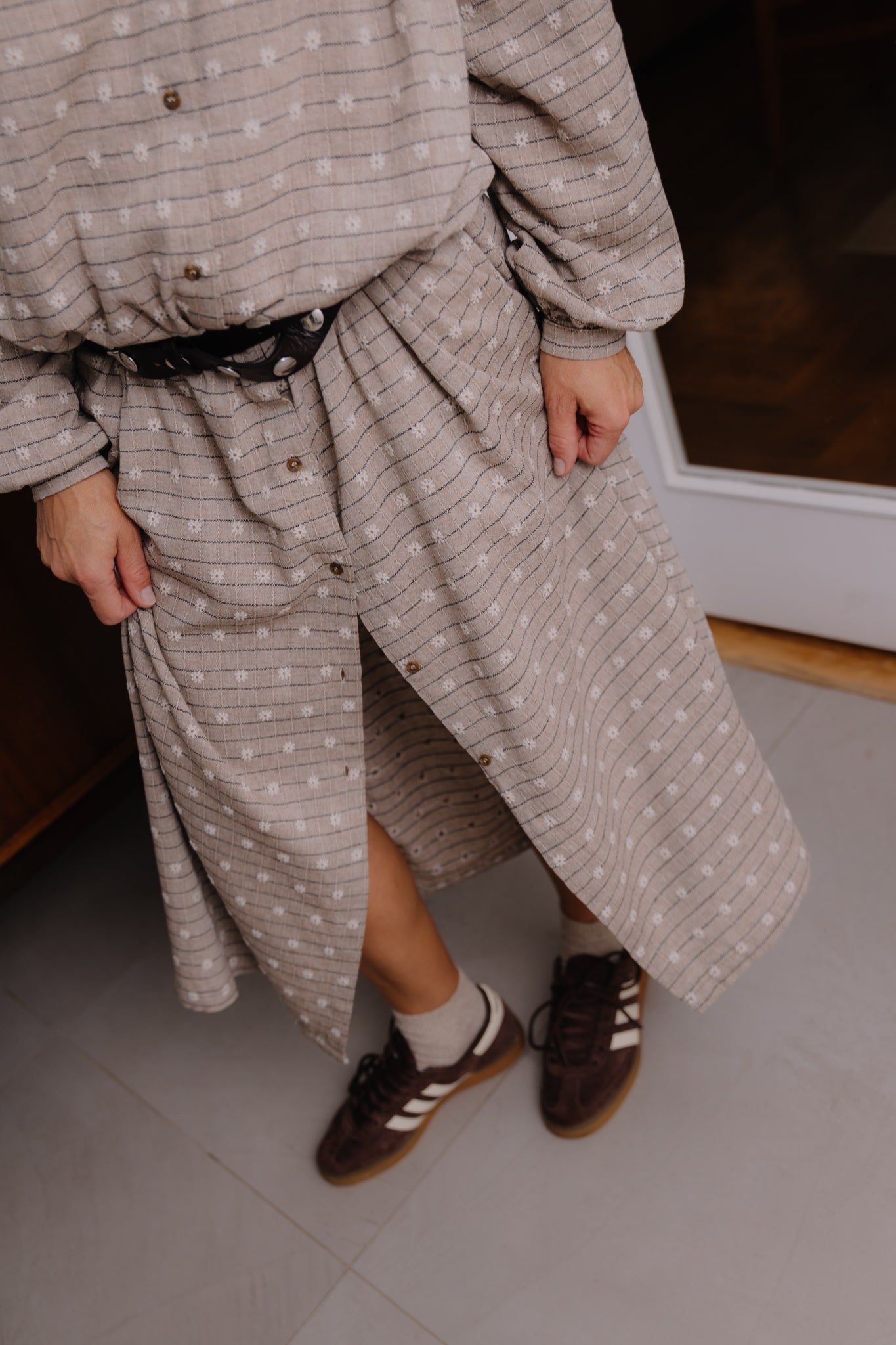 Yoko Daisy Stripes Dress - 11
