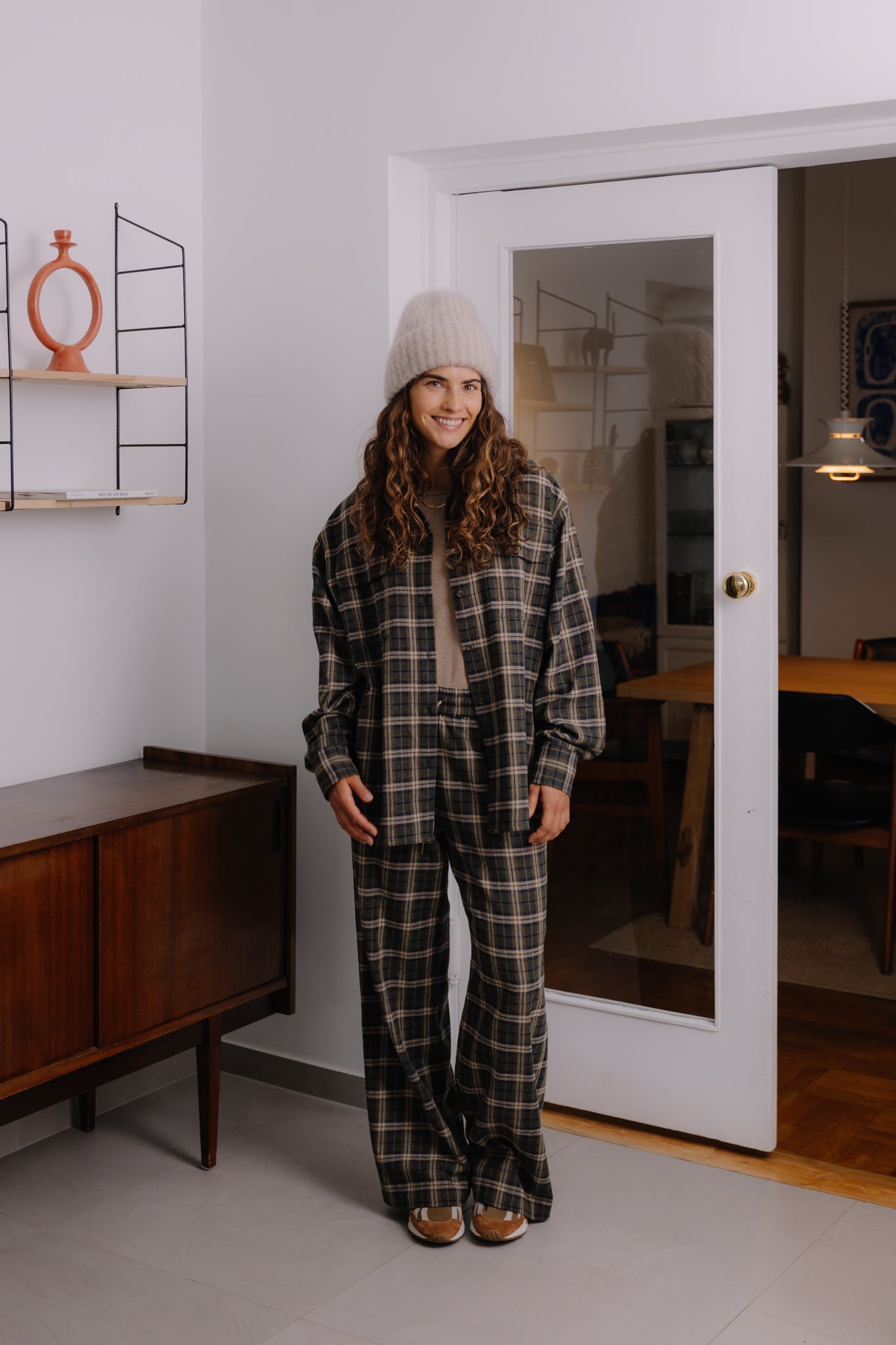 Spodnie Fall Khaki Plaid - 8