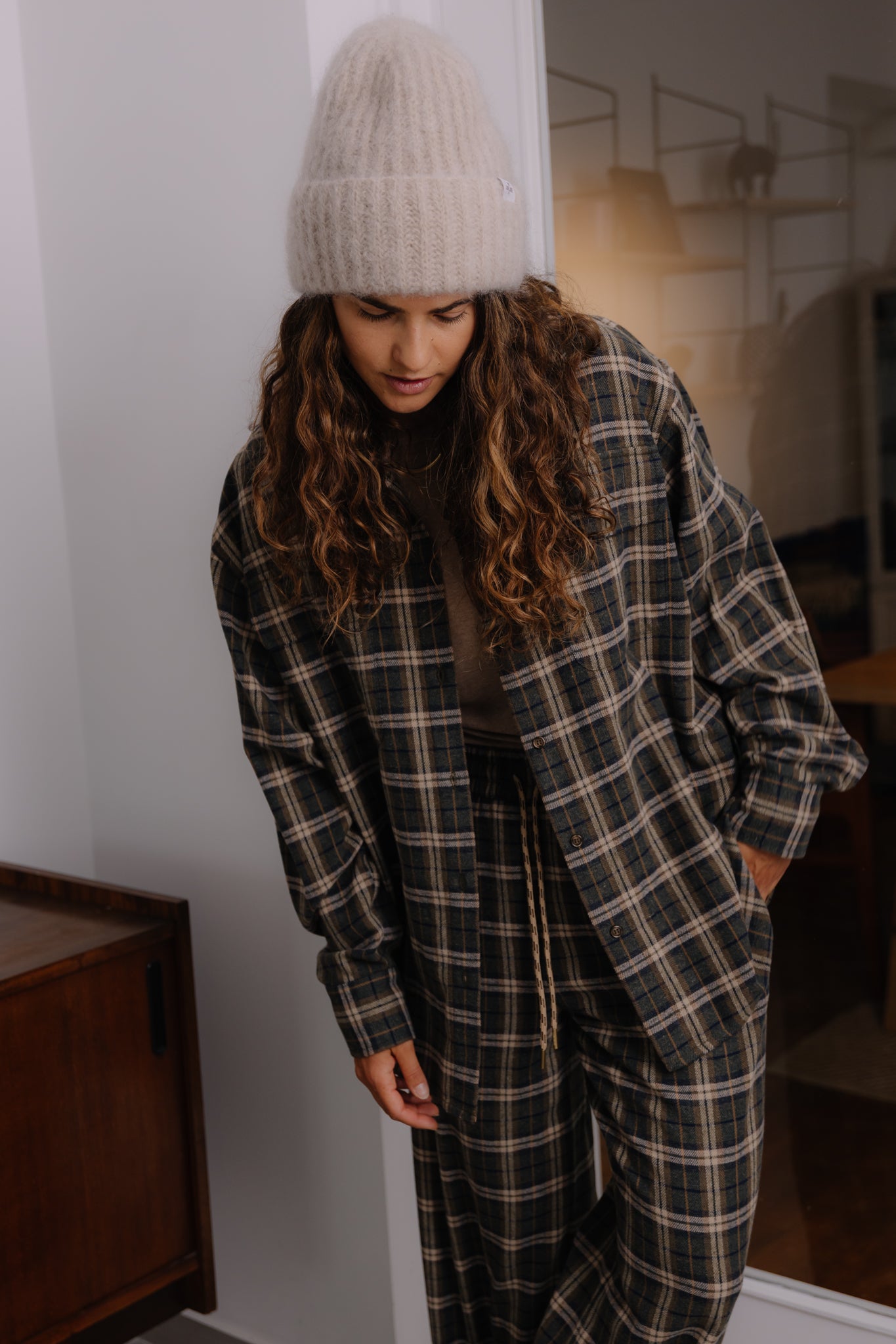 Koszula Misha Khaki Plaid - 3