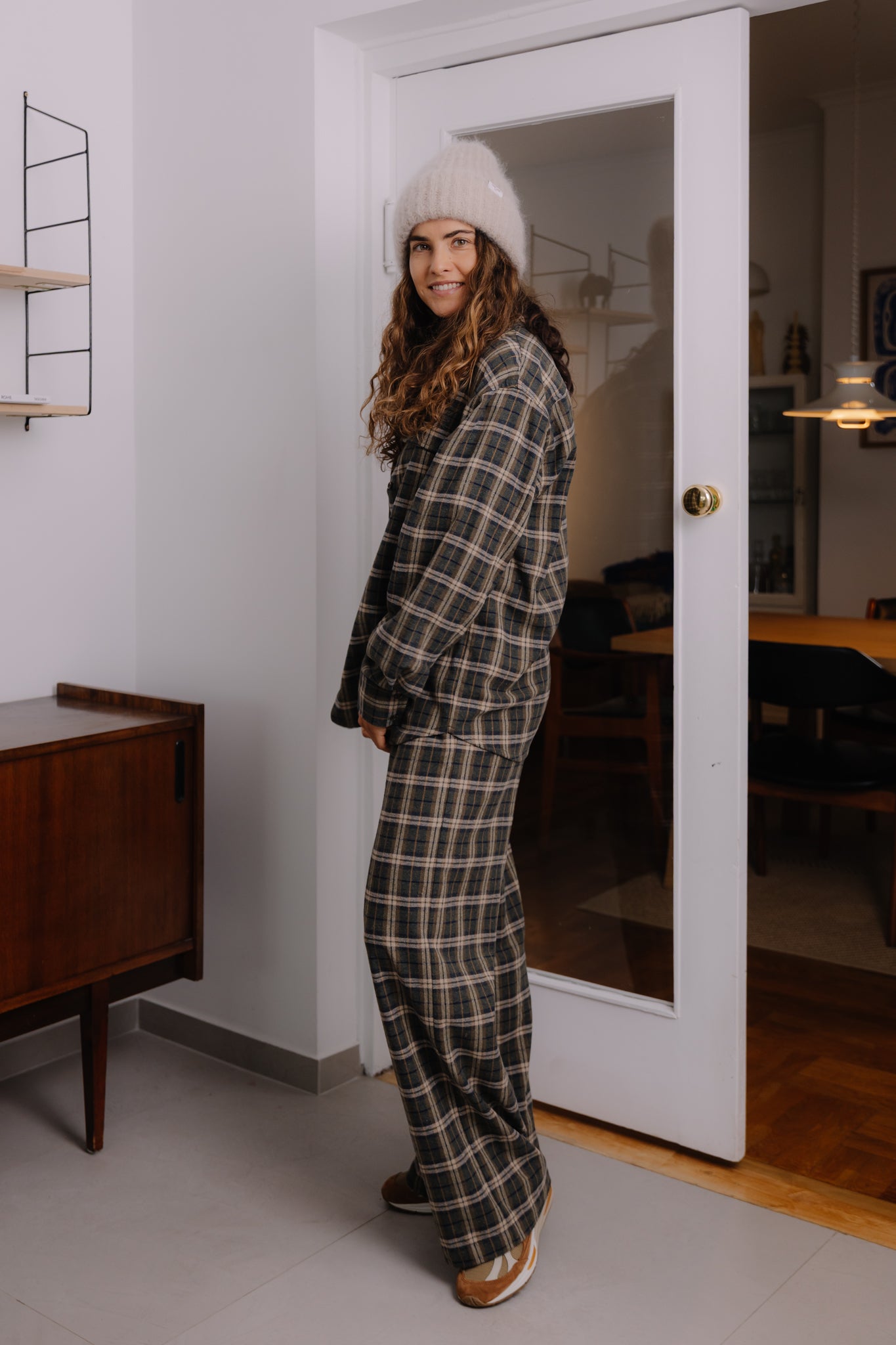 Spodnie Fall Khaki Plaid - 9