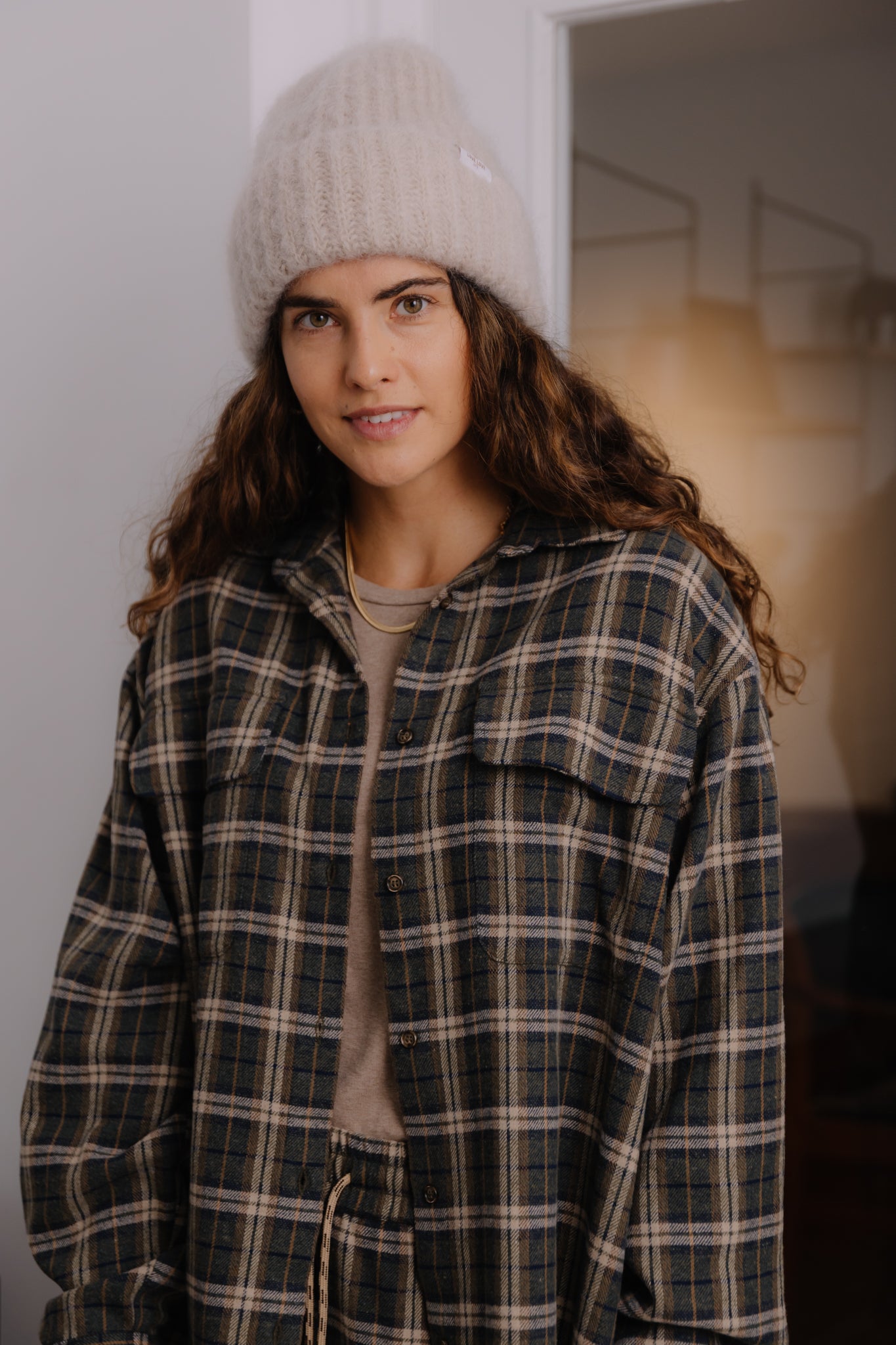 Koszula Misha Khaki Plaid - 7