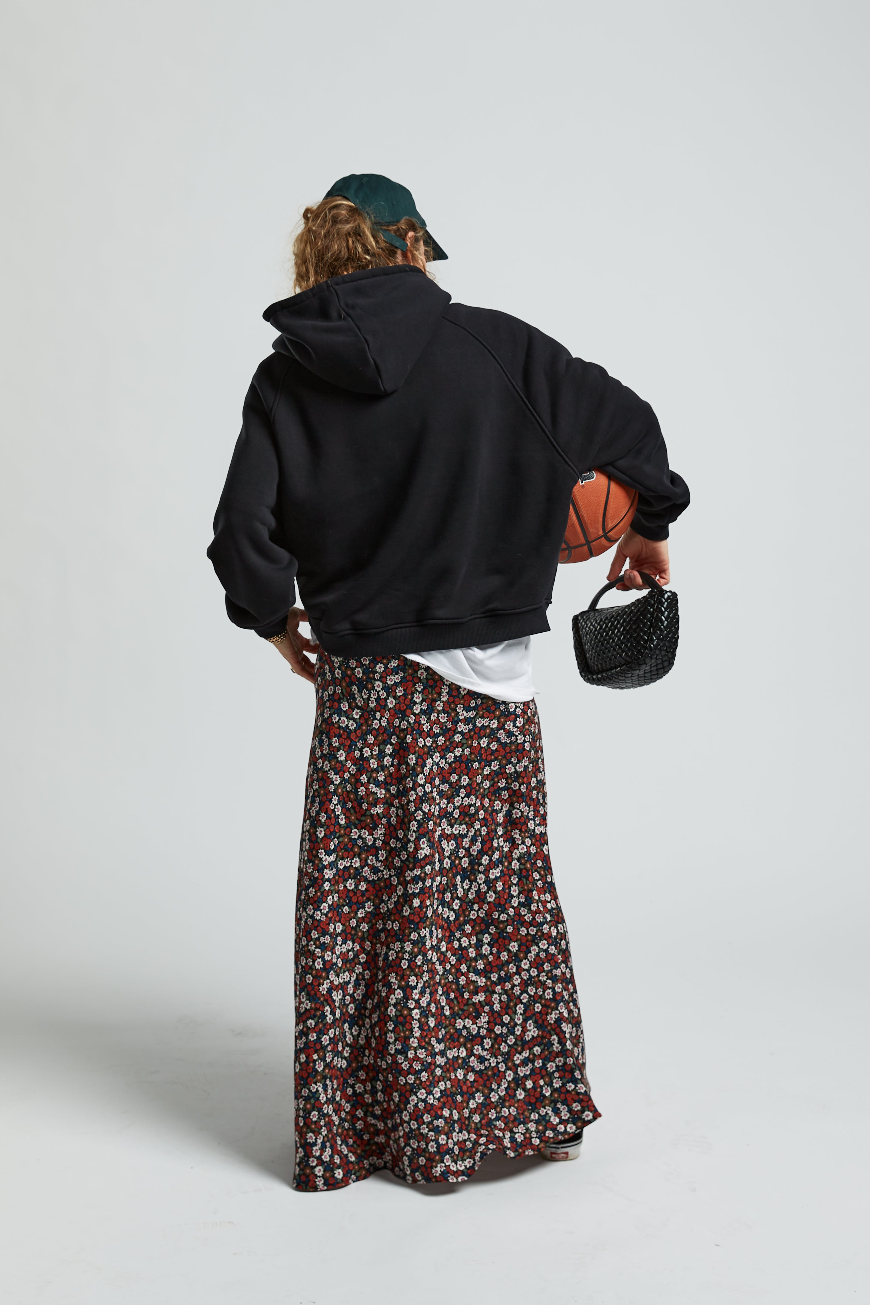 Benito Wildflower Black Skirt