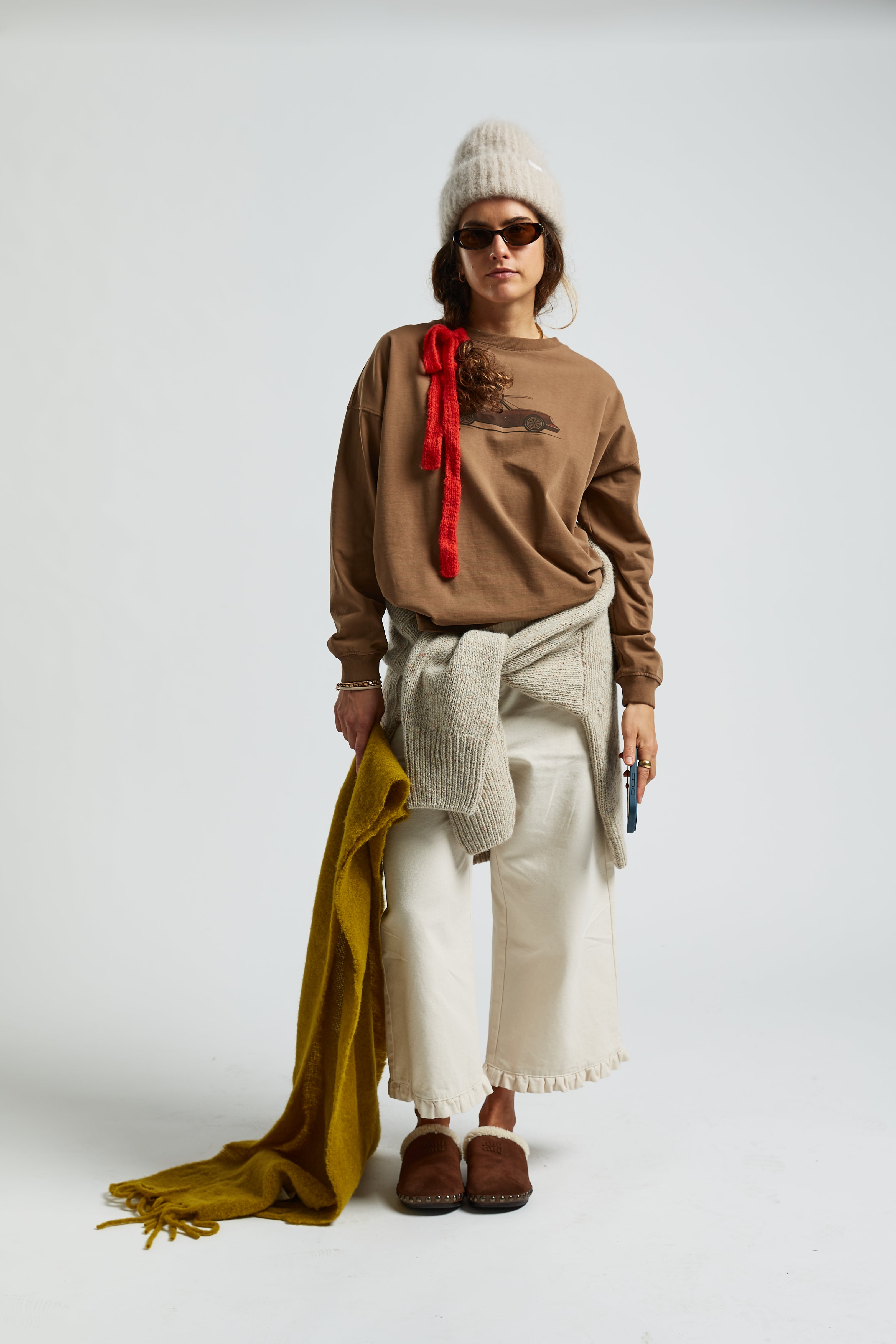 Longsleeve State Light Brown Car - 4