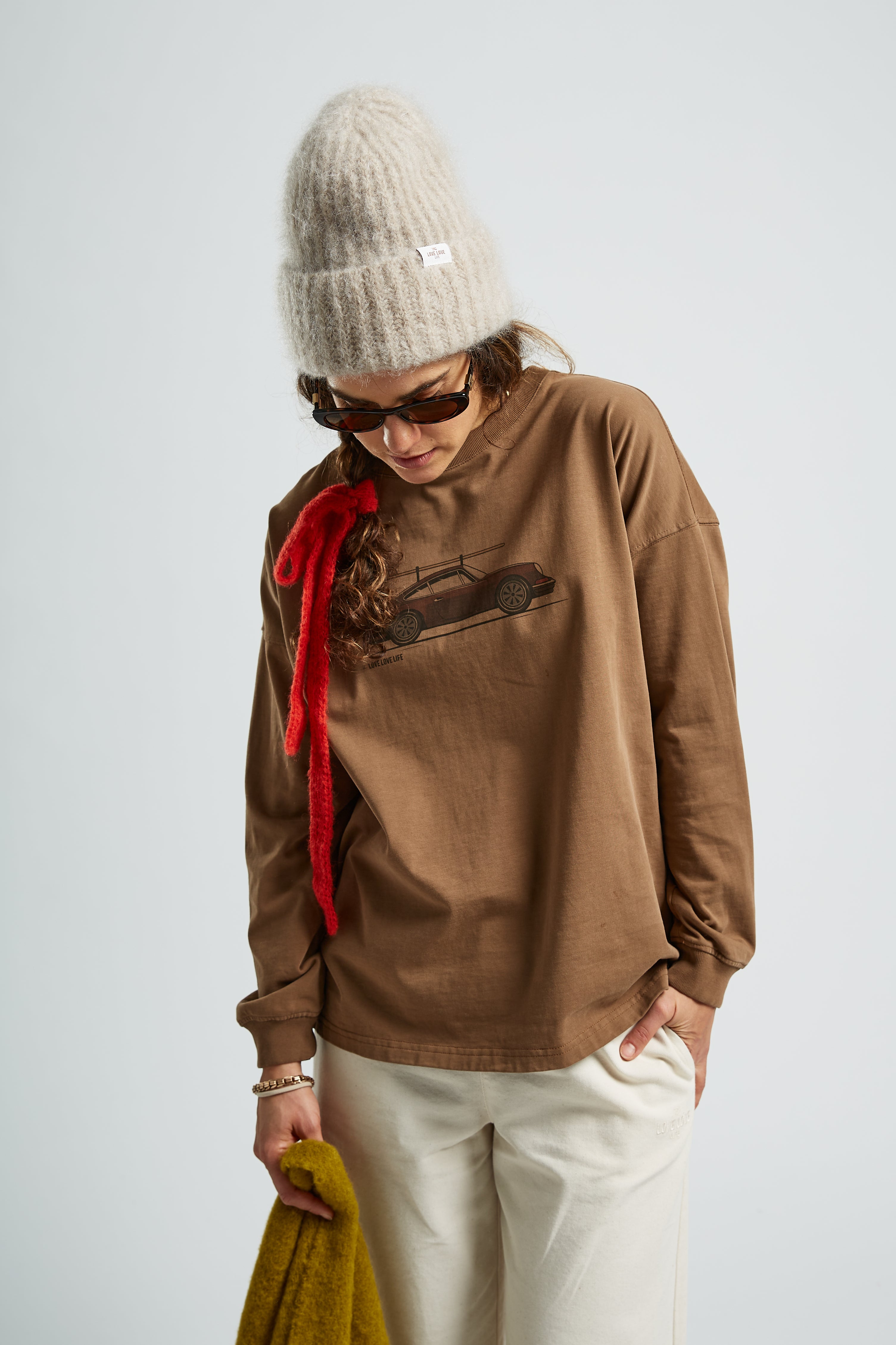 Longsleeve State Light Brown Car - 8