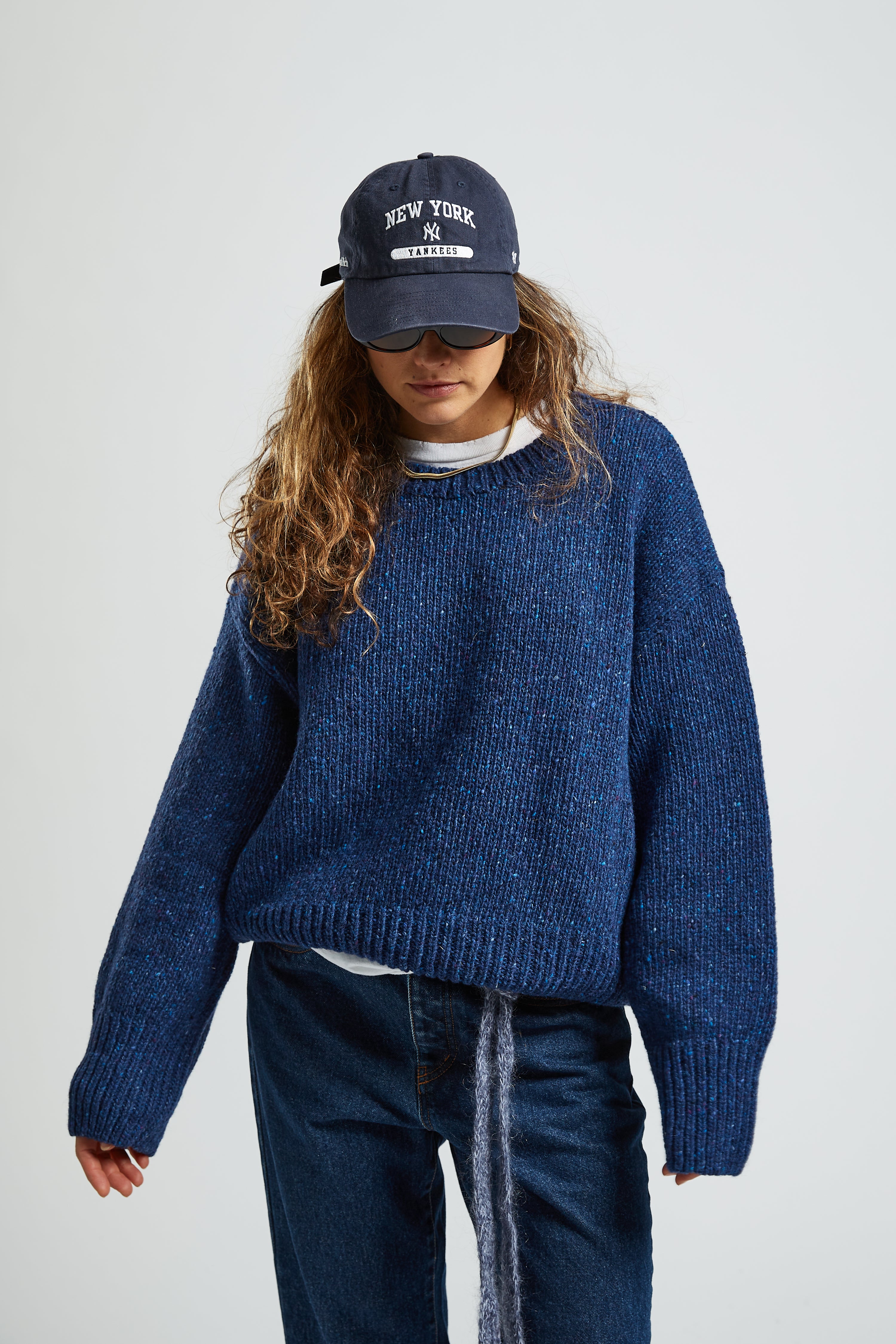 Cloud Deep Blue Sweater