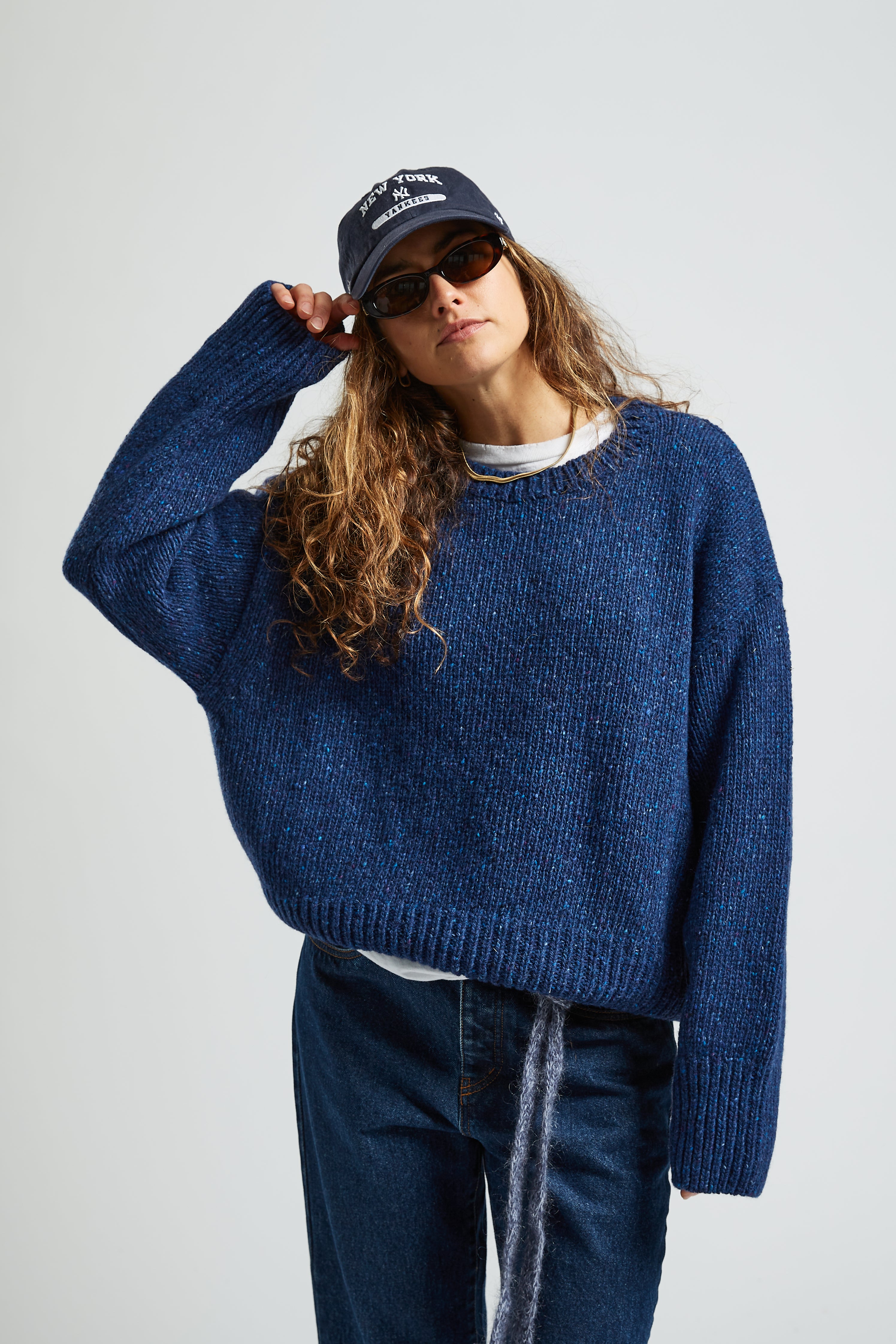 Cloud Deep Blue Sweater