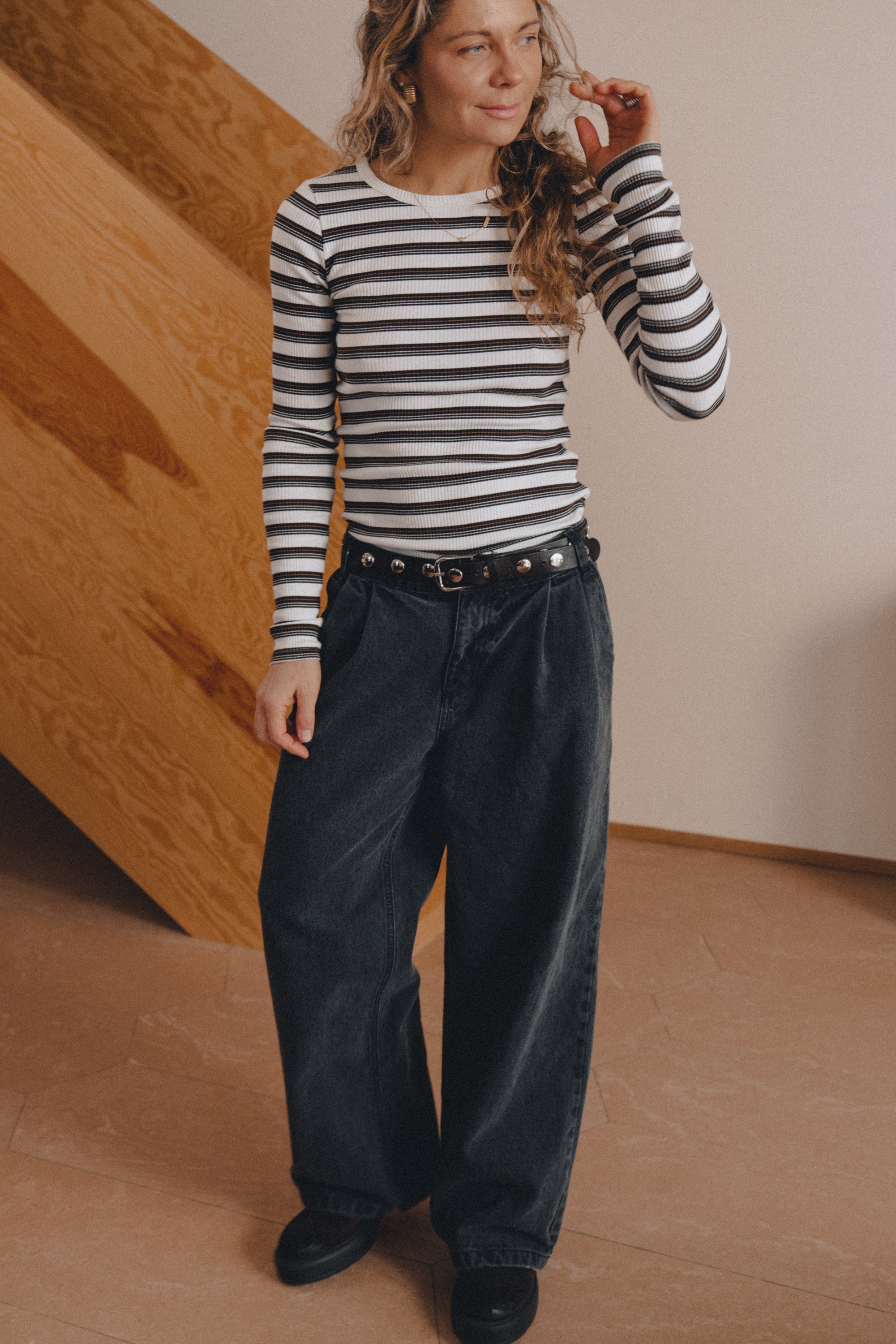 Spodnie Pida Street Black Jeans - 1