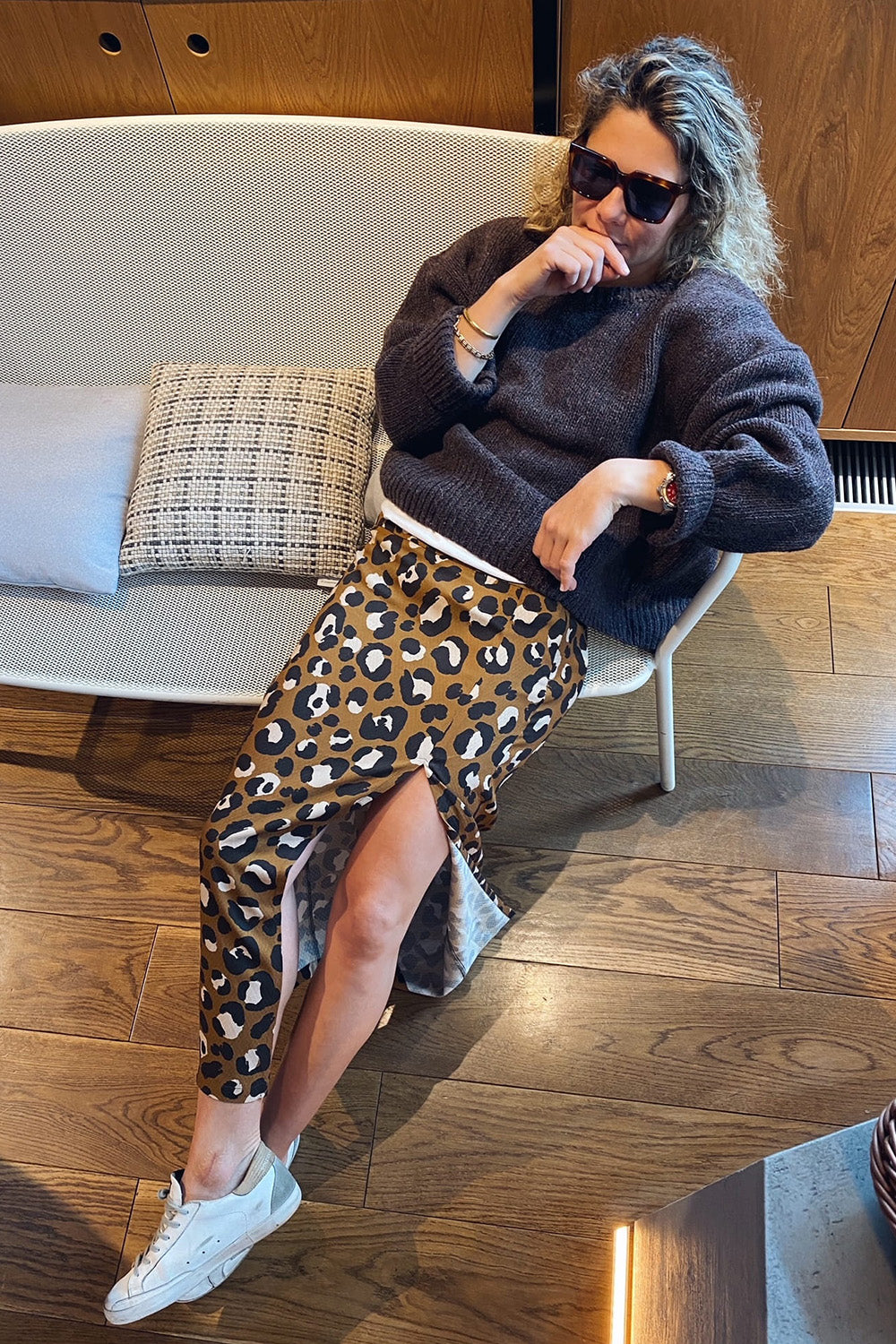 Spódnica Barcelona Brown Leopard