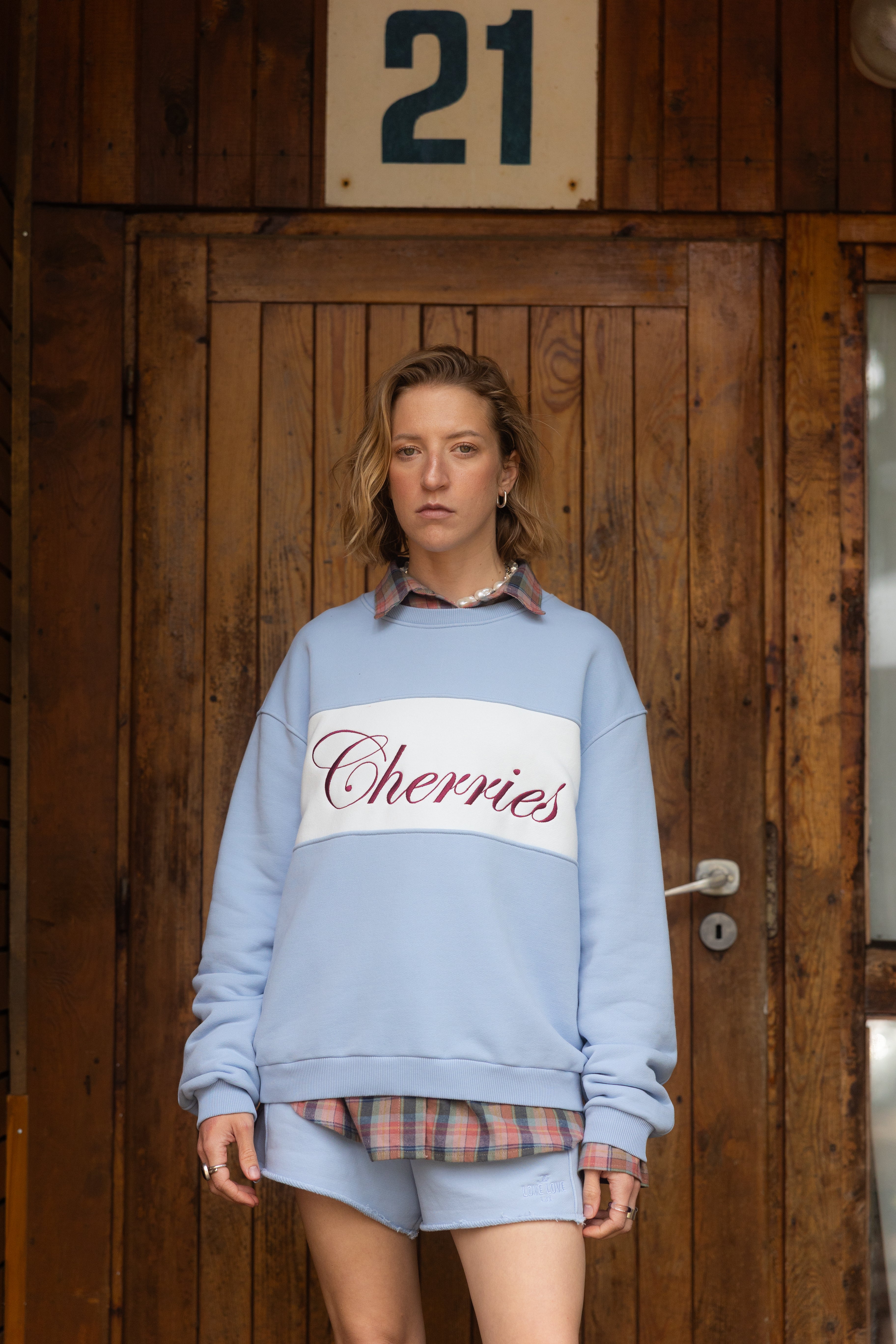 Spodenki Sacramento Powder Blue x LARA - 7