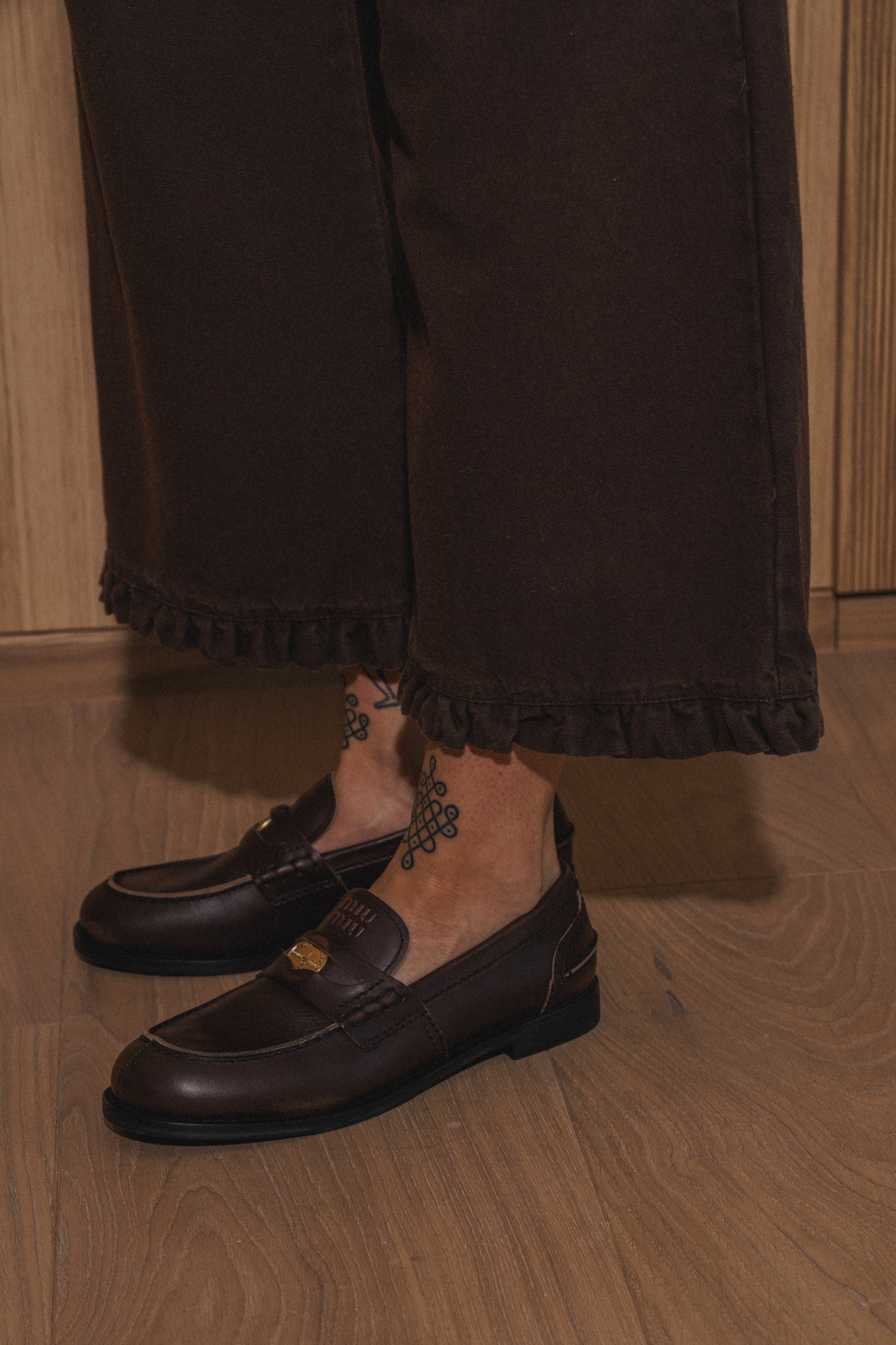 Spodnie Capri Street Brown - 25