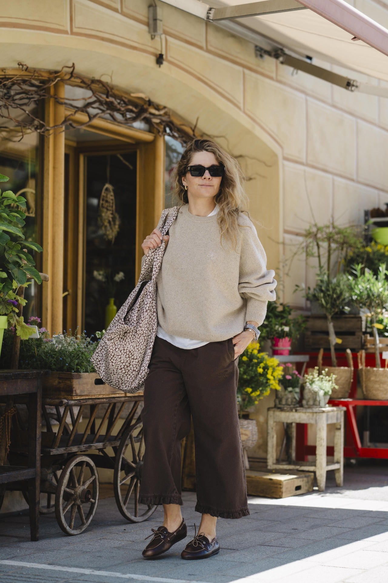 Spodnie Capri Street Brown - 5