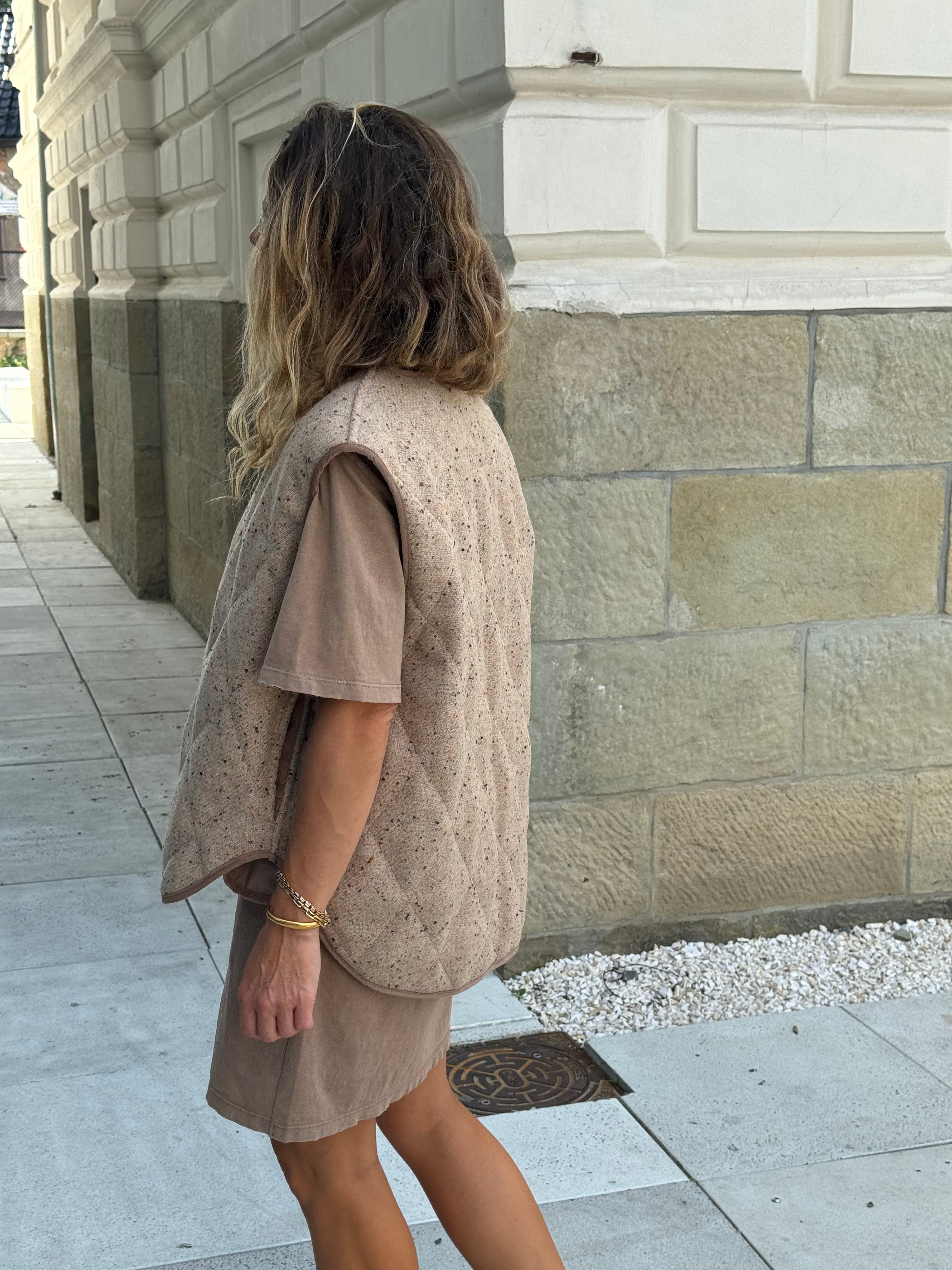 Kamizelka Tahoe Beige/Brown Plaid - 11