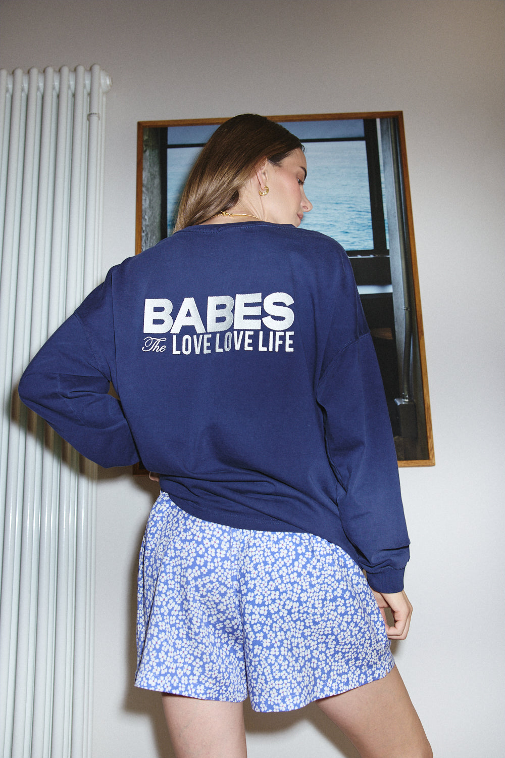 Longsleeve State True Navy BABES - 4