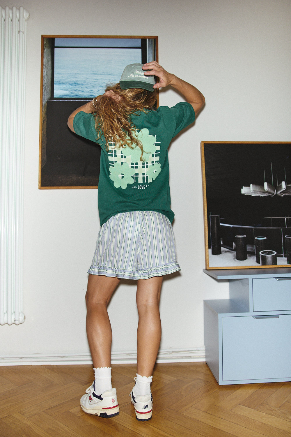 Bey Green Stripes x LARA Shorts - 24