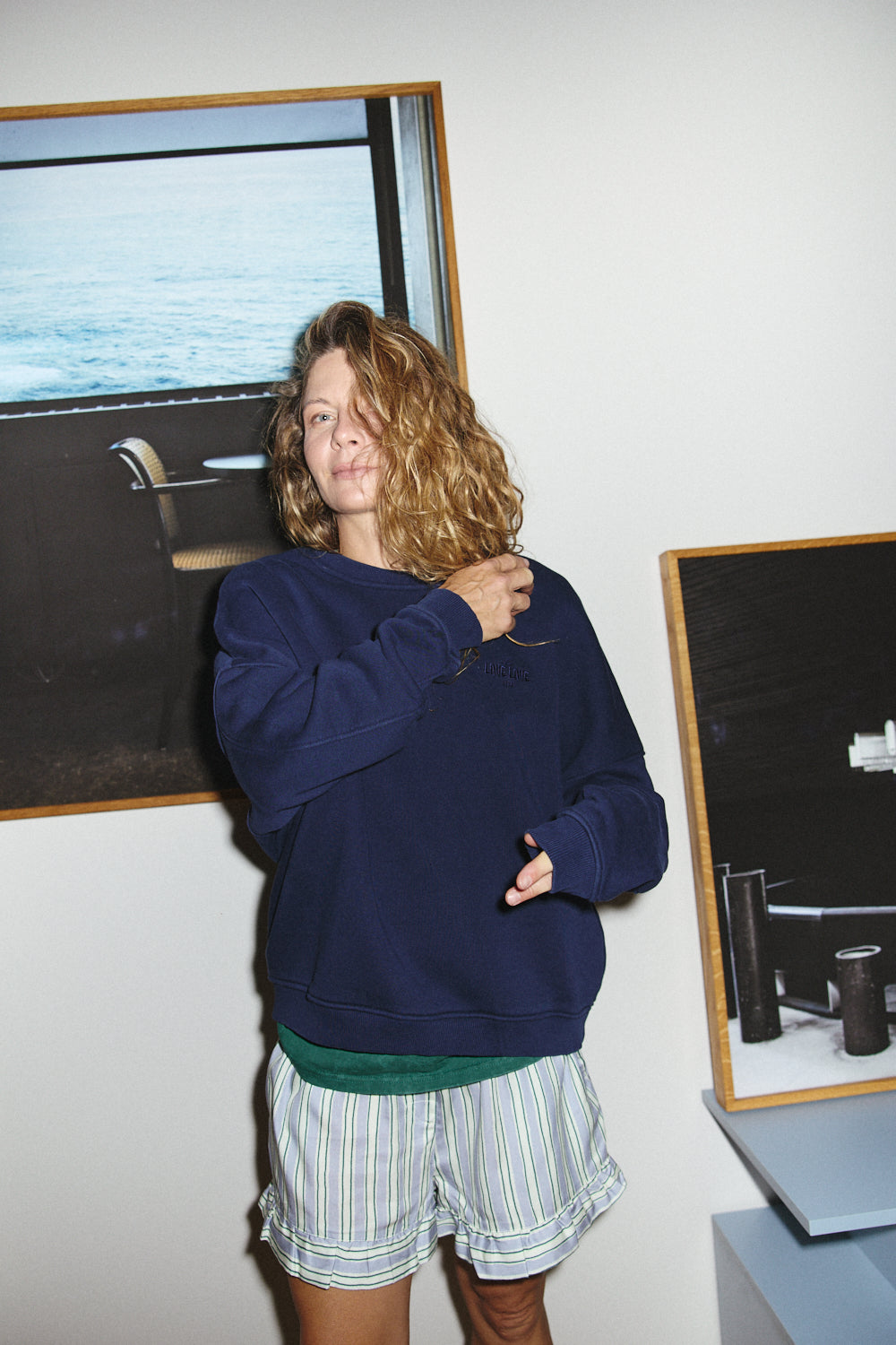 Bey Green Stripes x LARA Shorts - 19