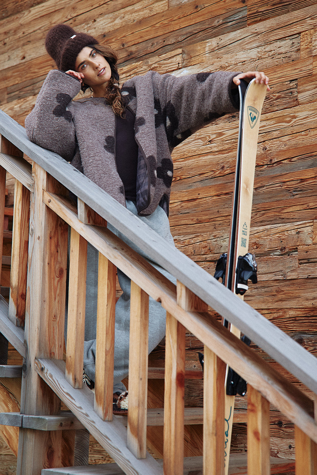 Kurtka Adana Brown Flowers - 7