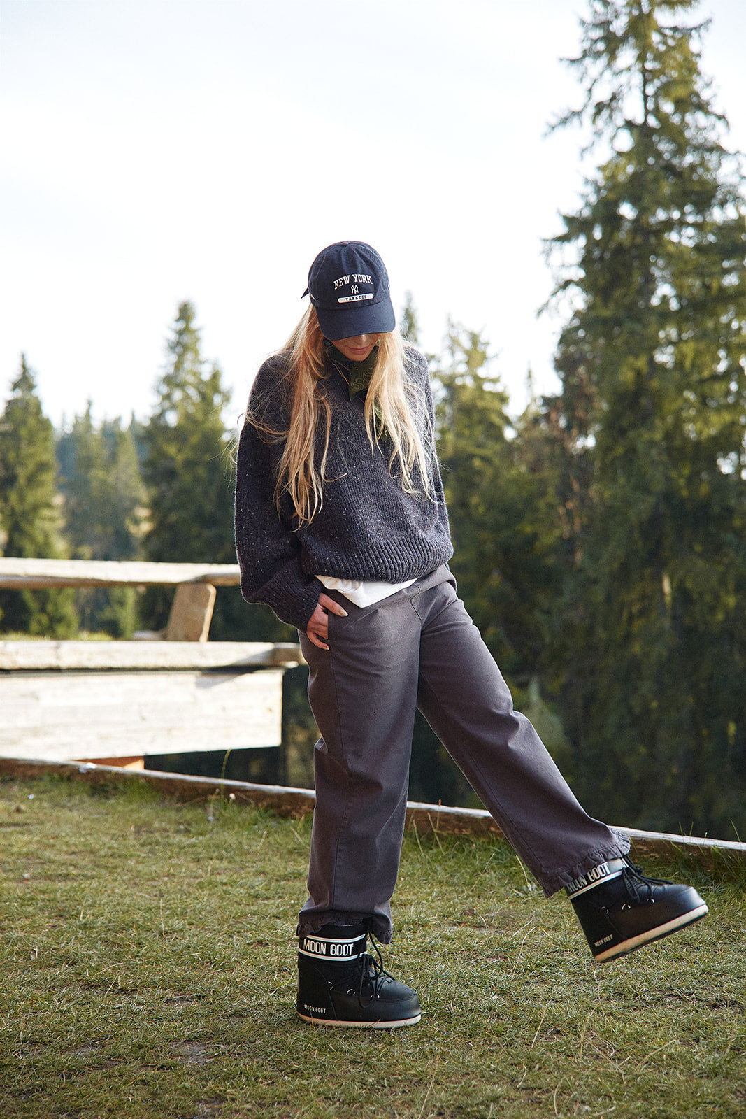 Spodnie Capri Long Gray