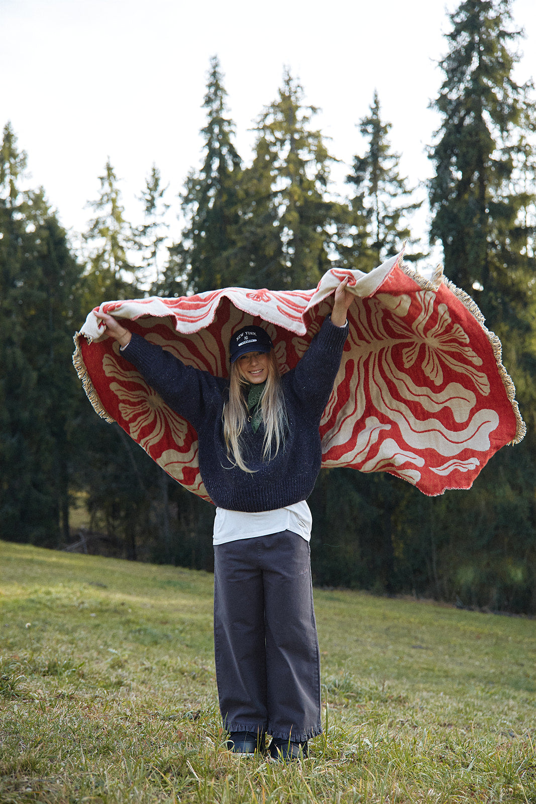 Koc bawełniany Mery Red - 15