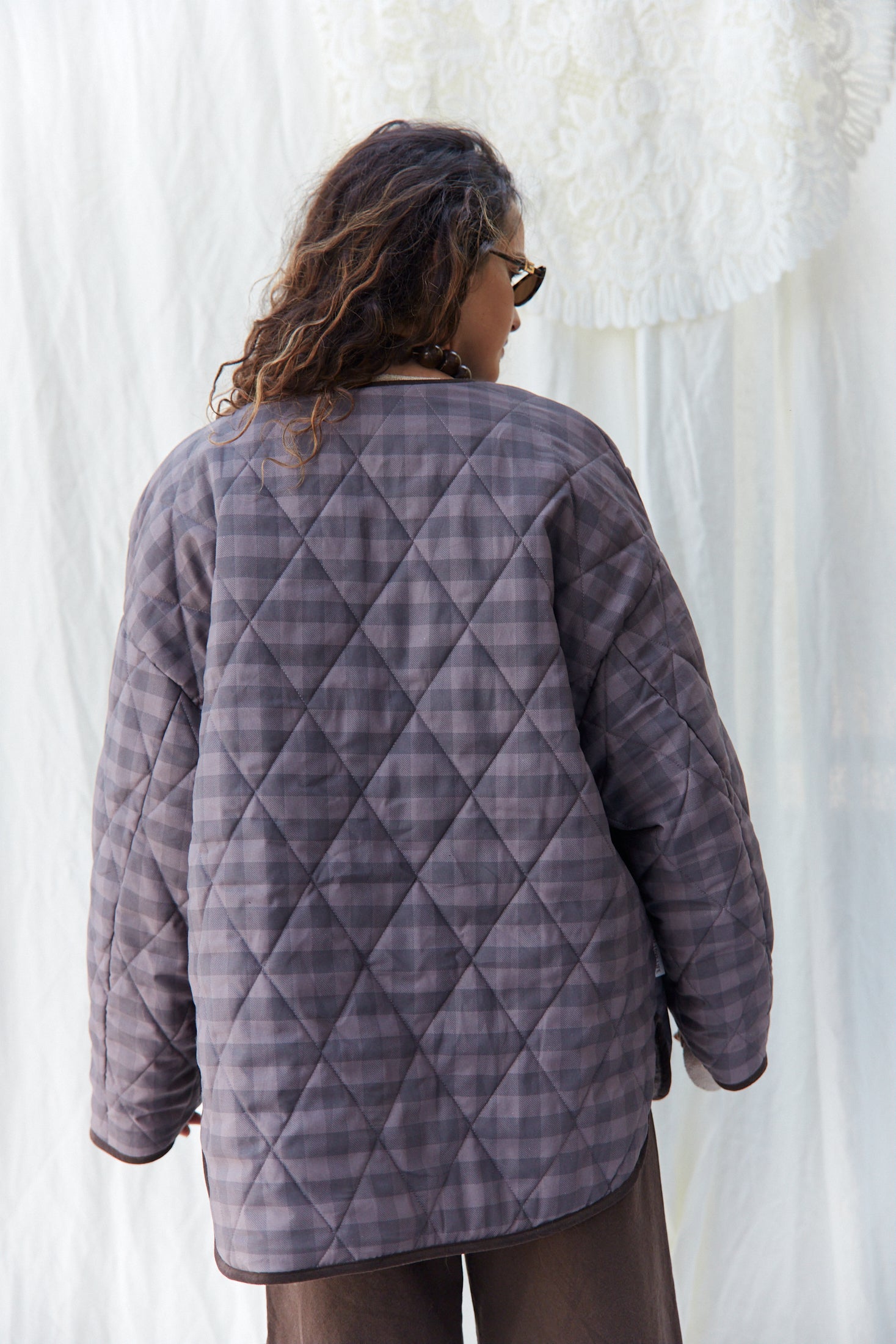 Kurtka Adana Brown Flowers - 10