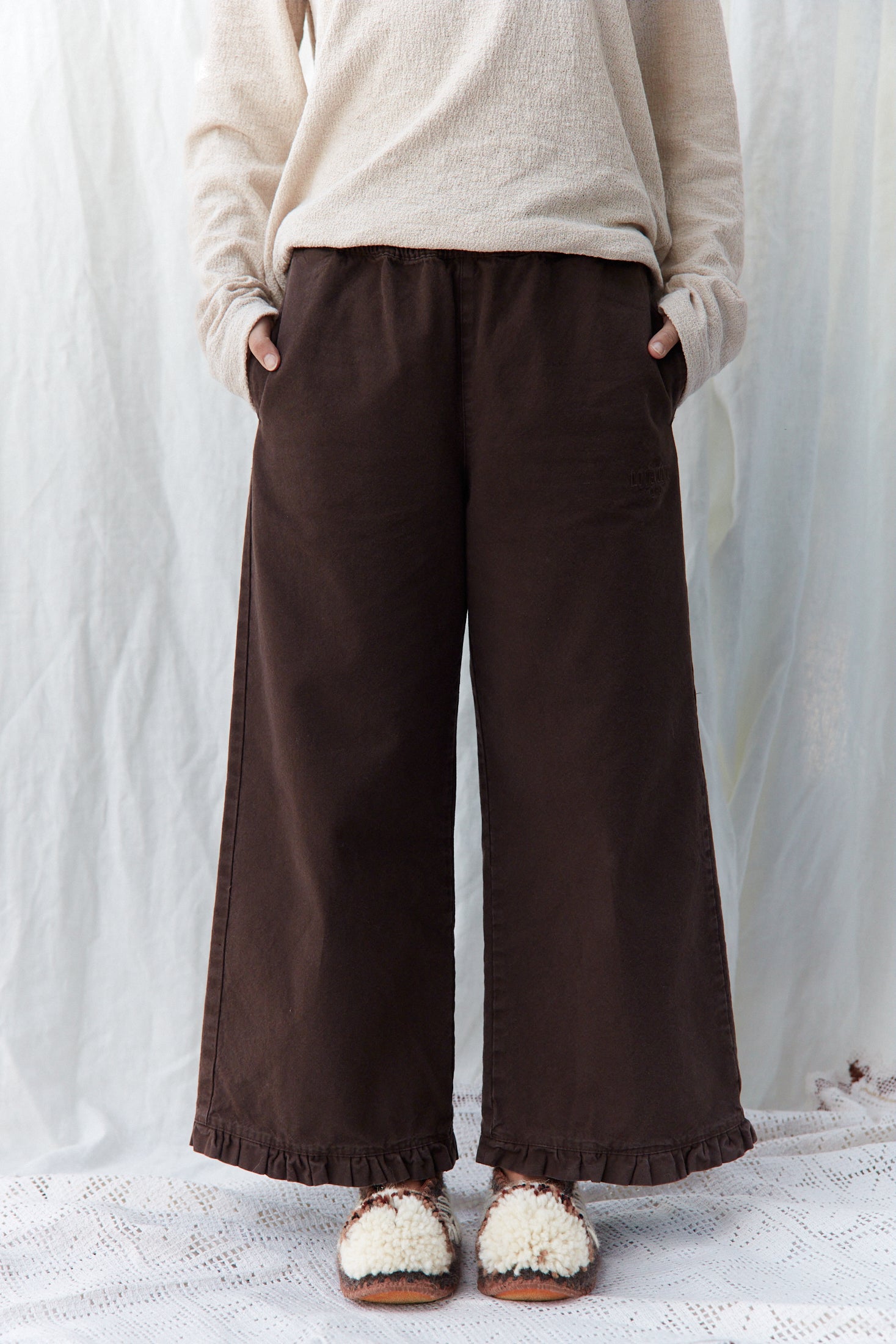 Spodnie Capri Long Brown