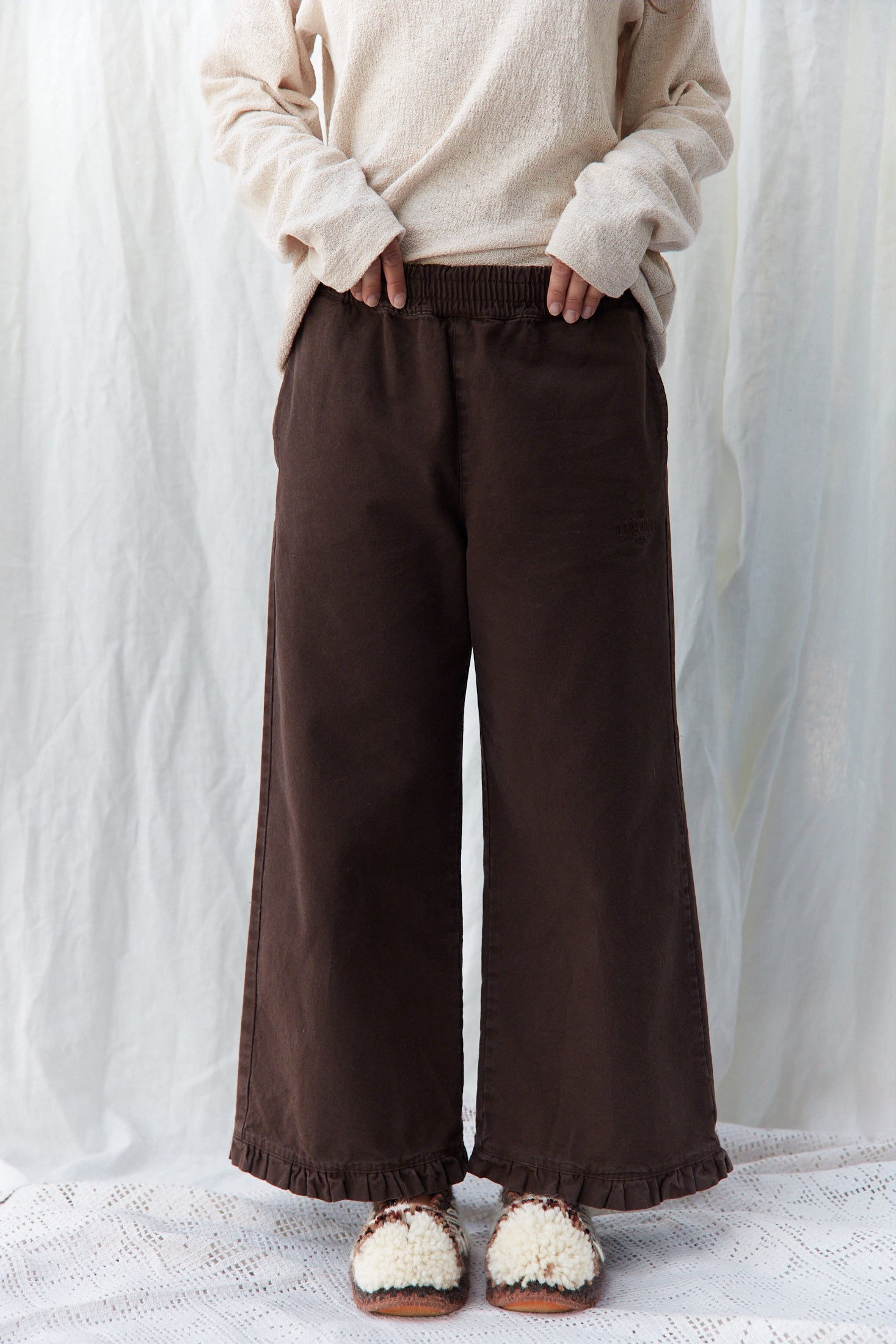 Spodnie Capri Long Brown - 4