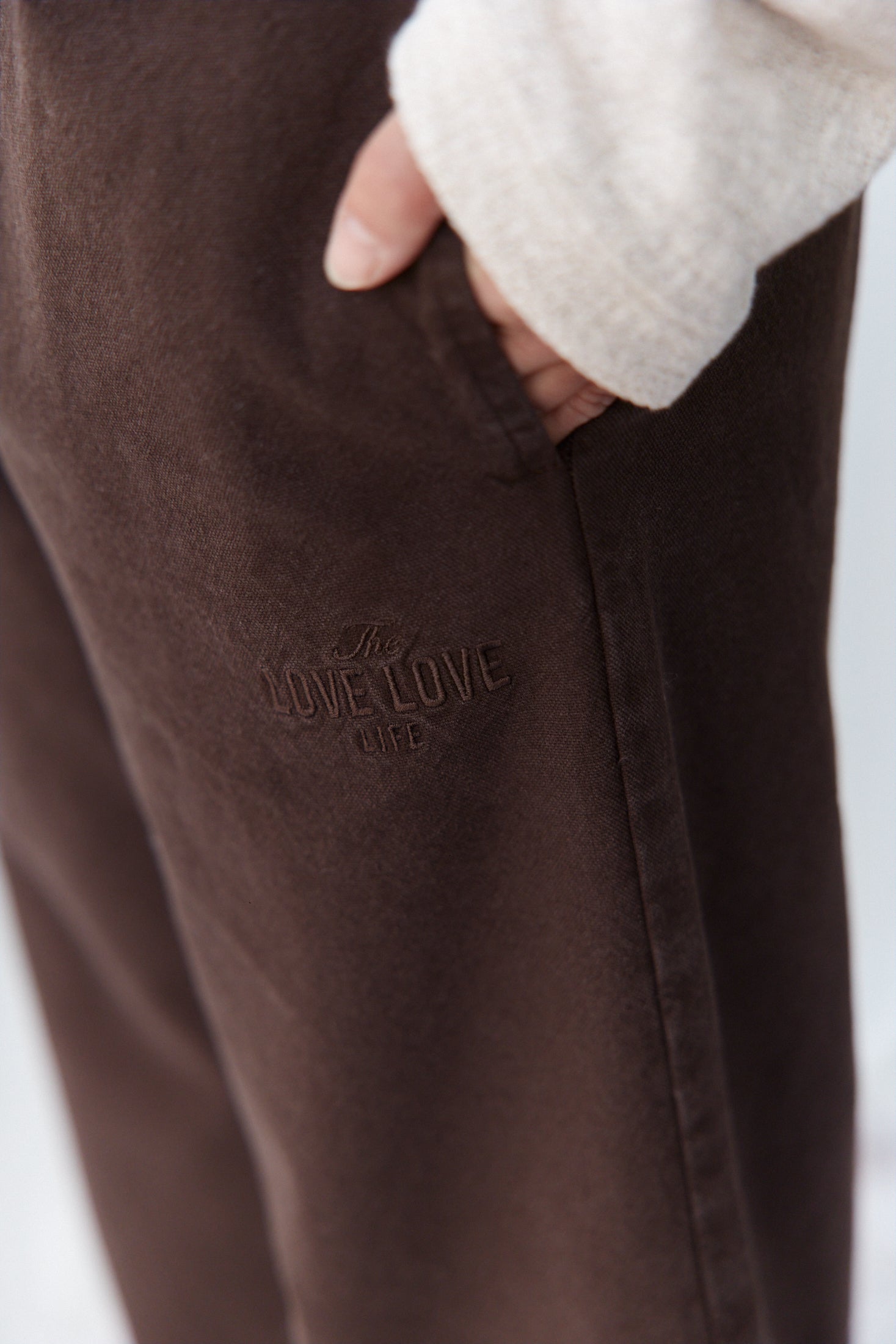 Spodnie Capri Long Brown - 5