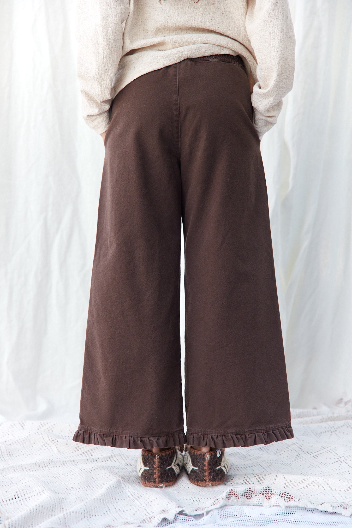 Spodnie Capri Long Brown - 7