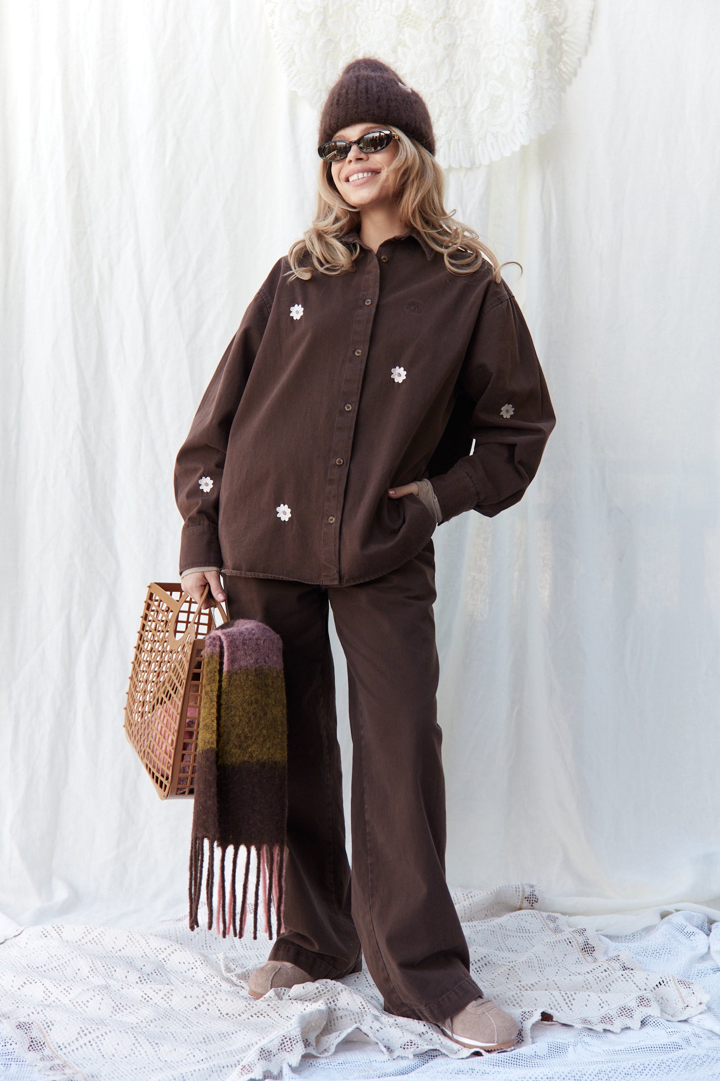 Czapka Baby Dark Brown - 6